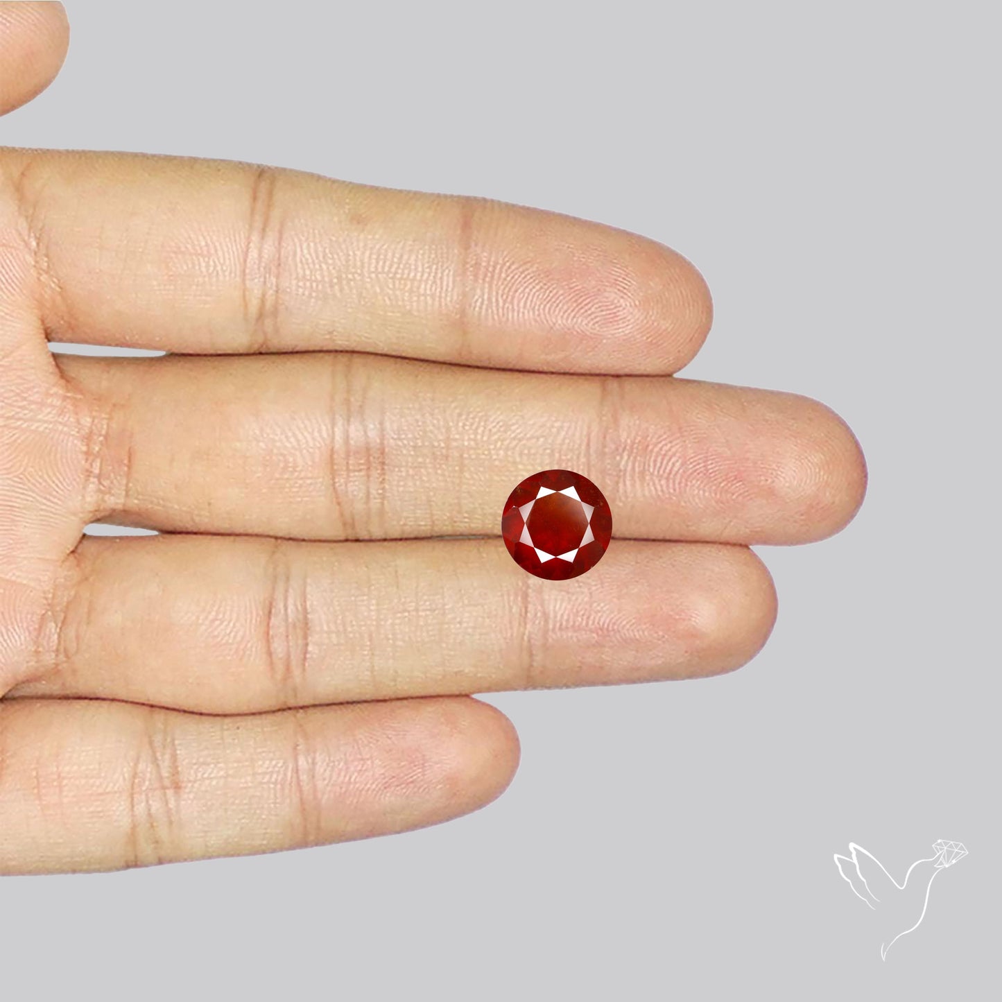 Faceted Hessonite Garnet