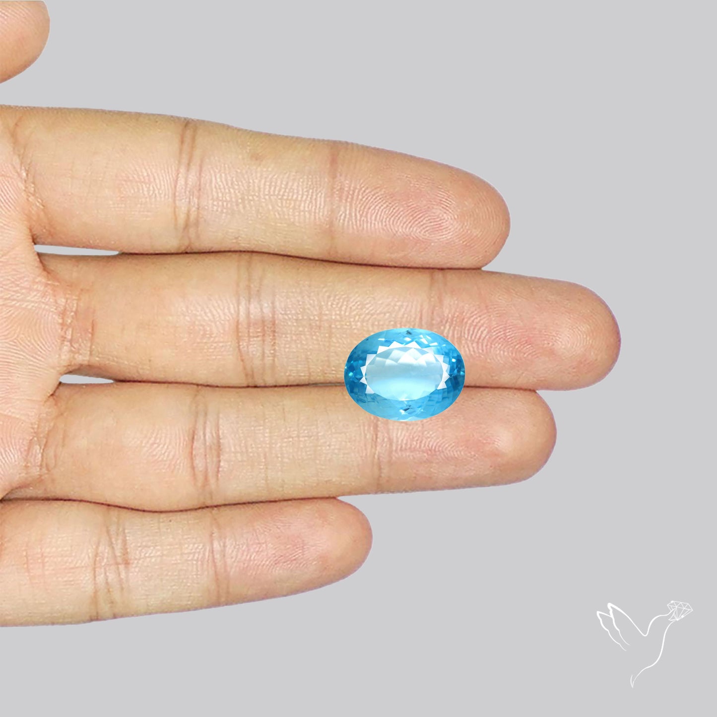 Sky Blue Topaz Faceted Fine Gemstone