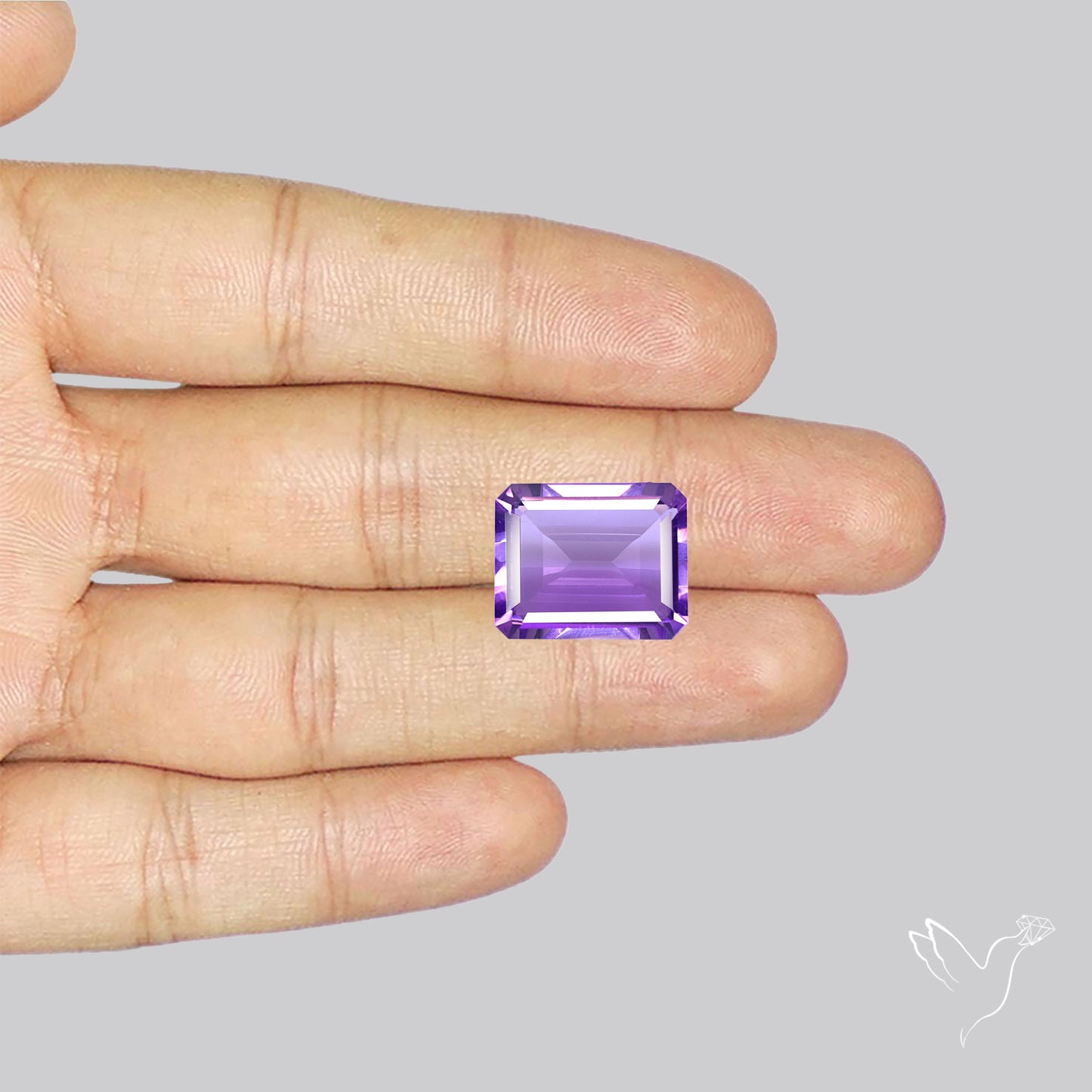 Amethyst AAA Faceted Fine Gemstone