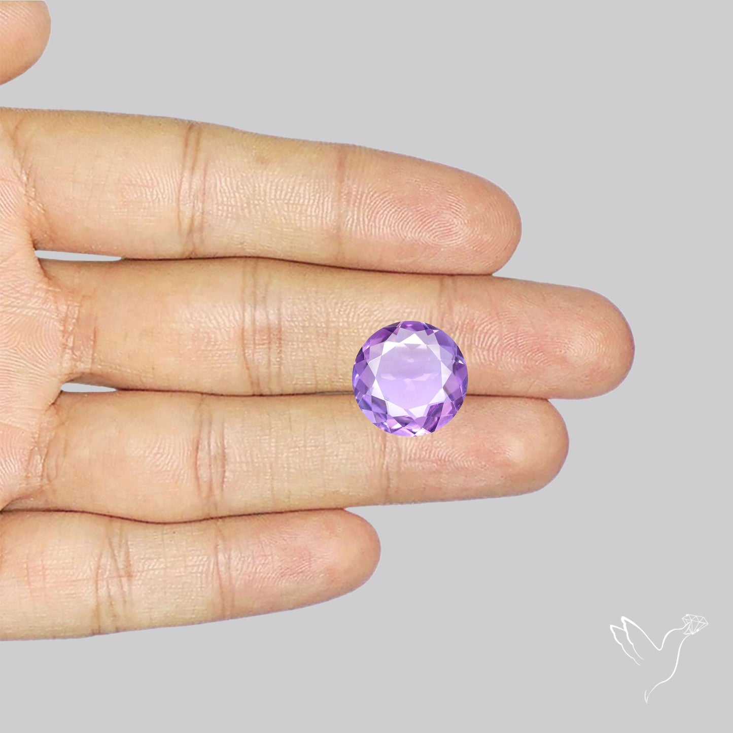 Amethyst AAA Faceted Fine Gemstone