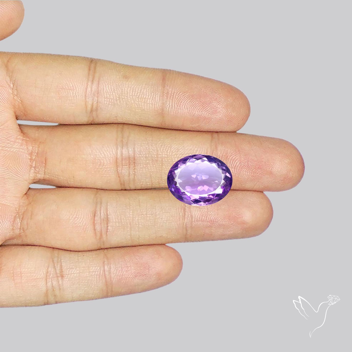 Amethyst AAA Faceted Fine Gemstone