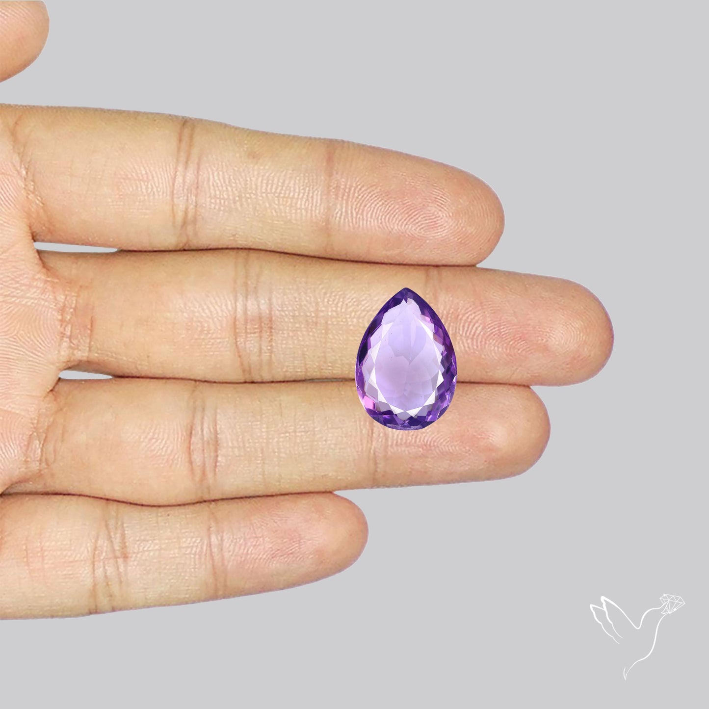 Amethyst AAA Faceted Fine Gemstone