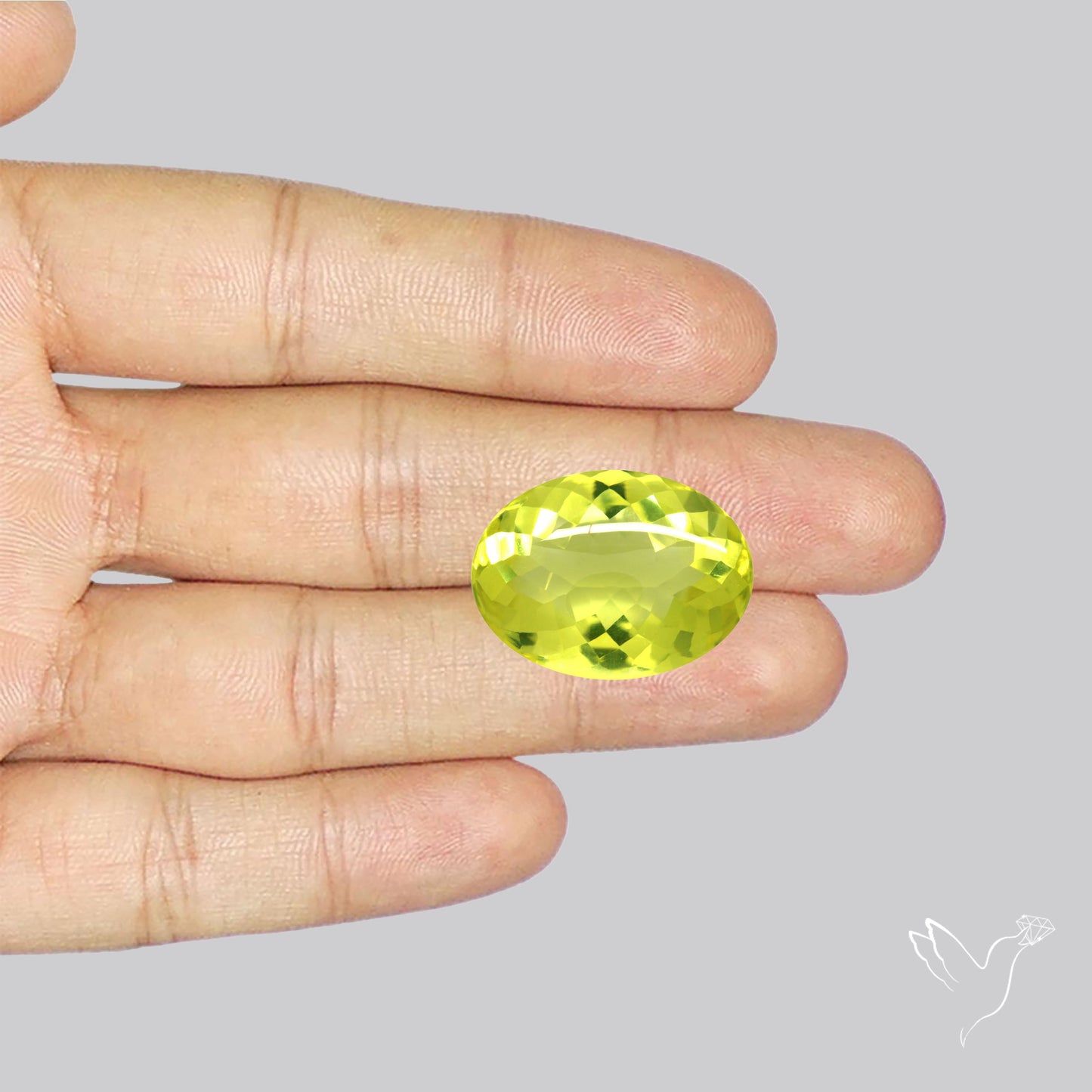 Buff Top Lemon Quartz AAA Clear Faceted Fine Cuts