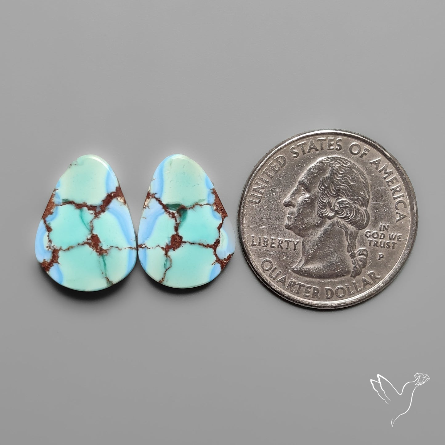 Golden Hill Turquoise Pair