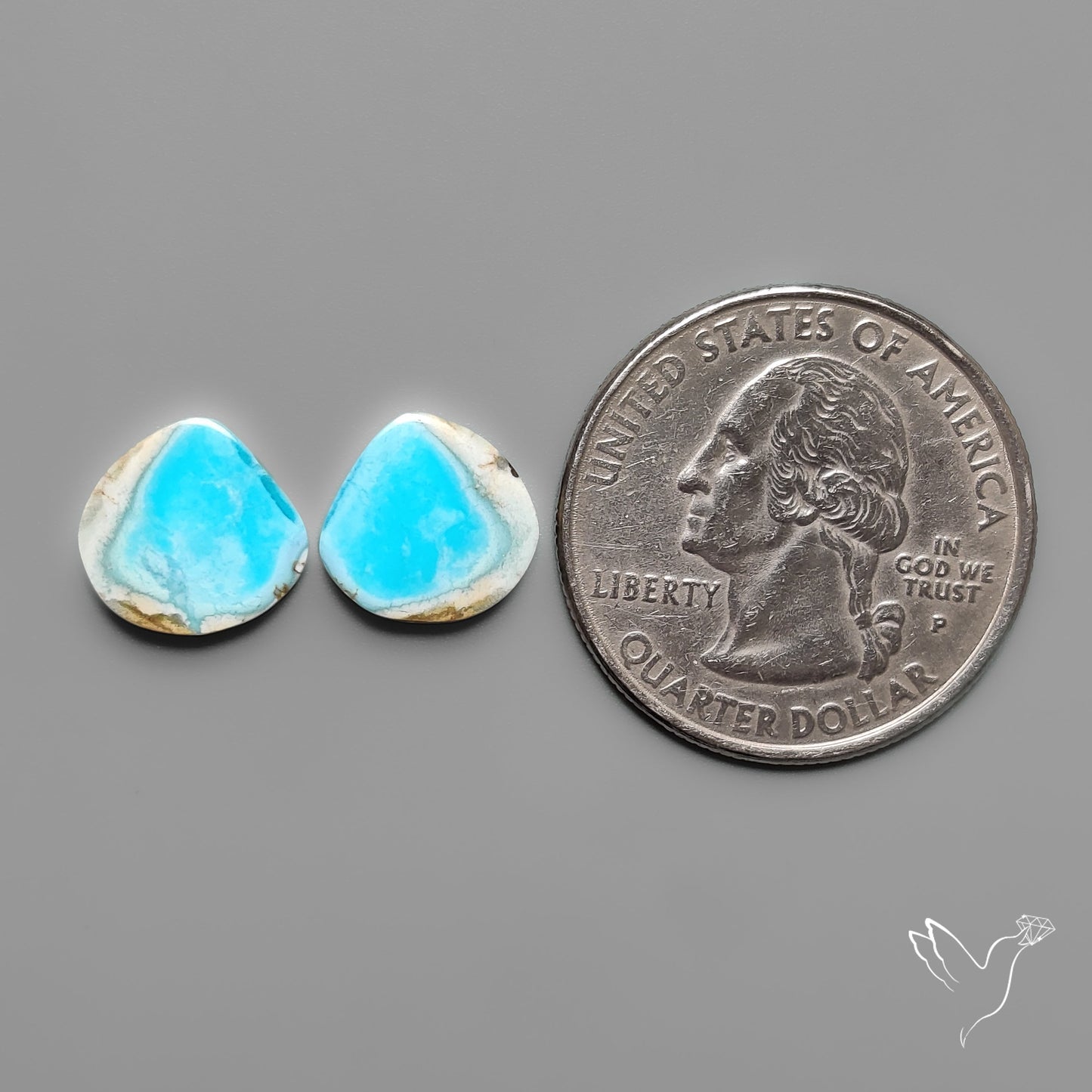 Golden Hill Turquoise Pair