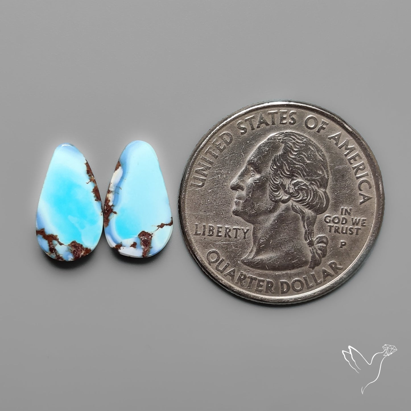 Golden Hill Turquoise Pair