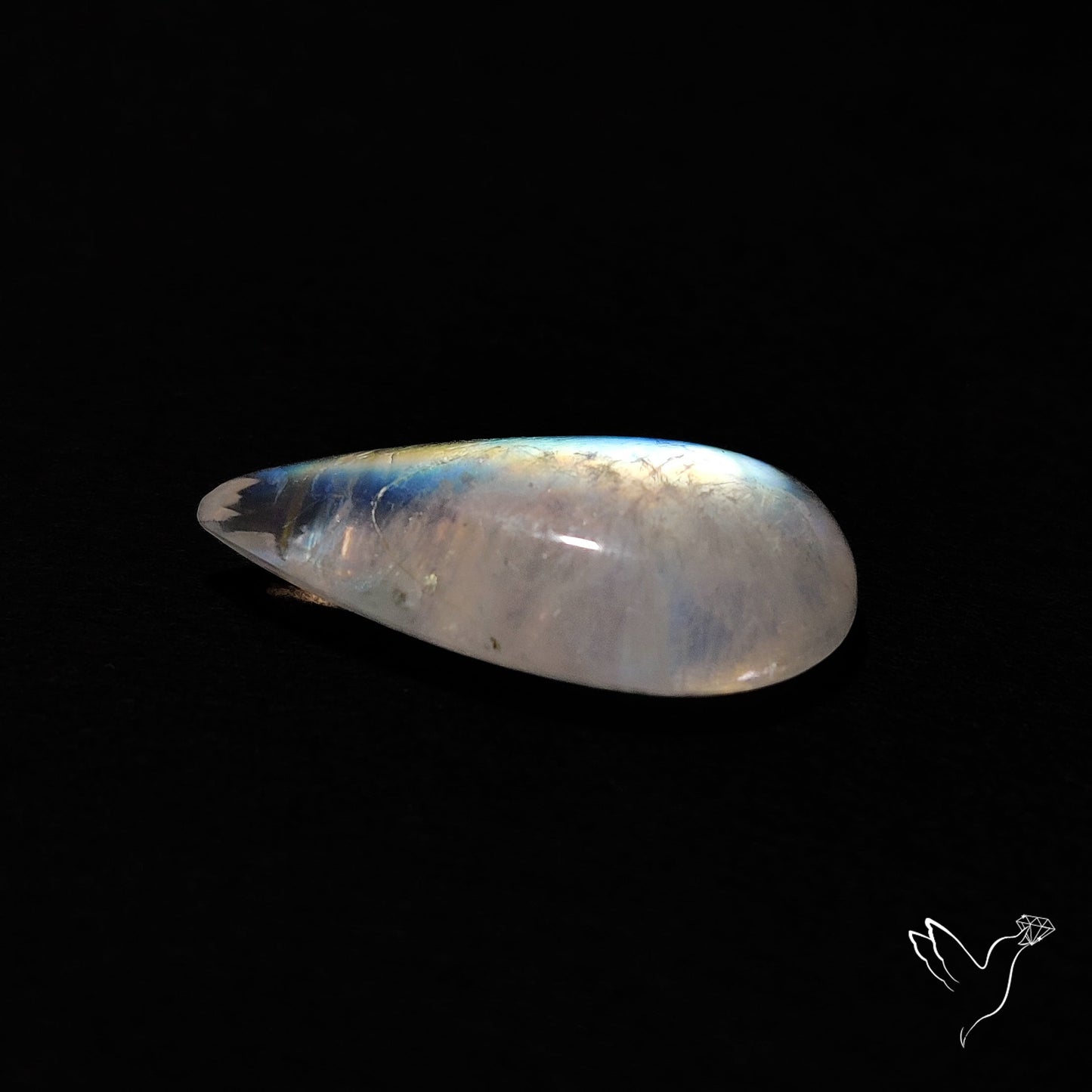 Rainbow Moonstone Cabochon