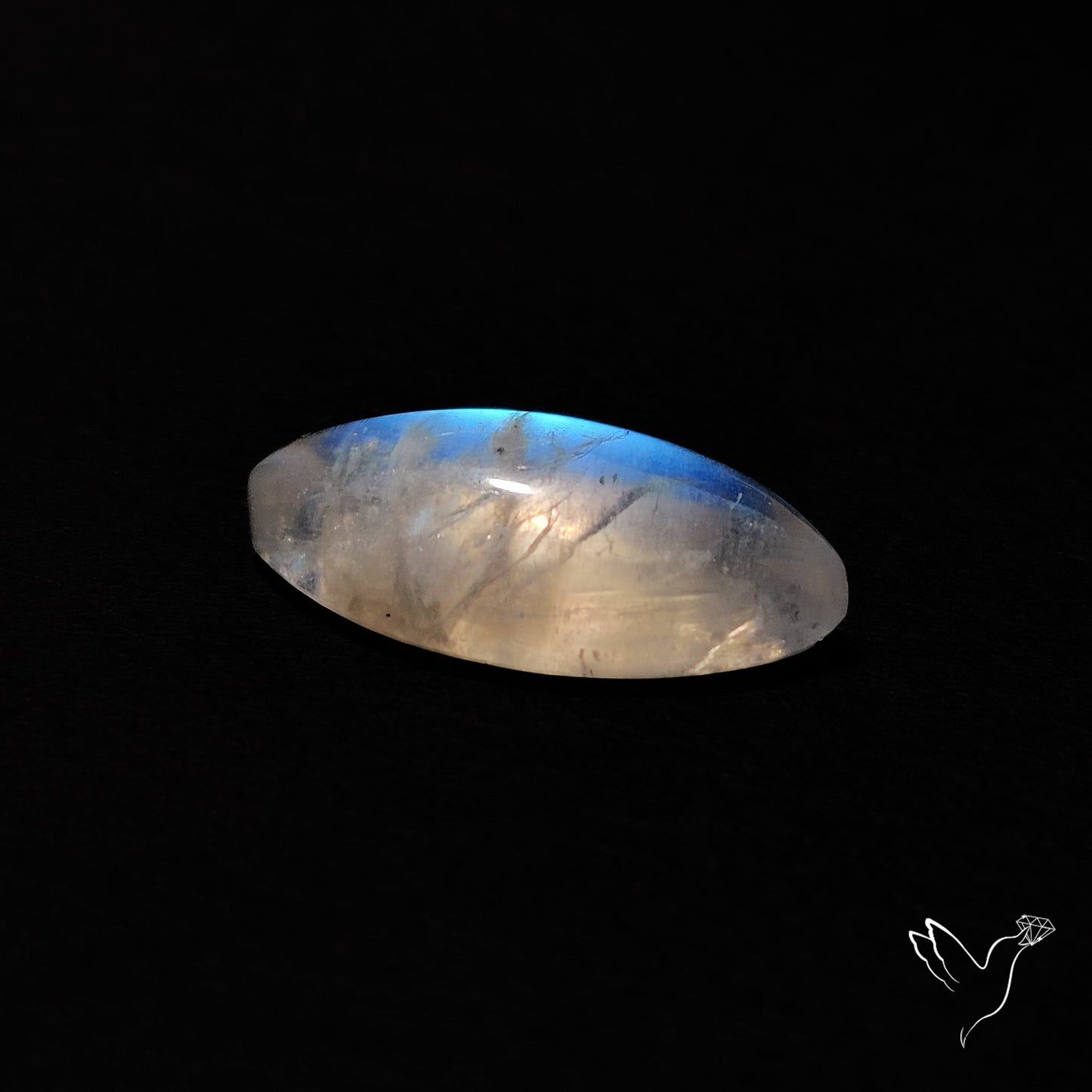 Rainbow Moonstone Cabochon