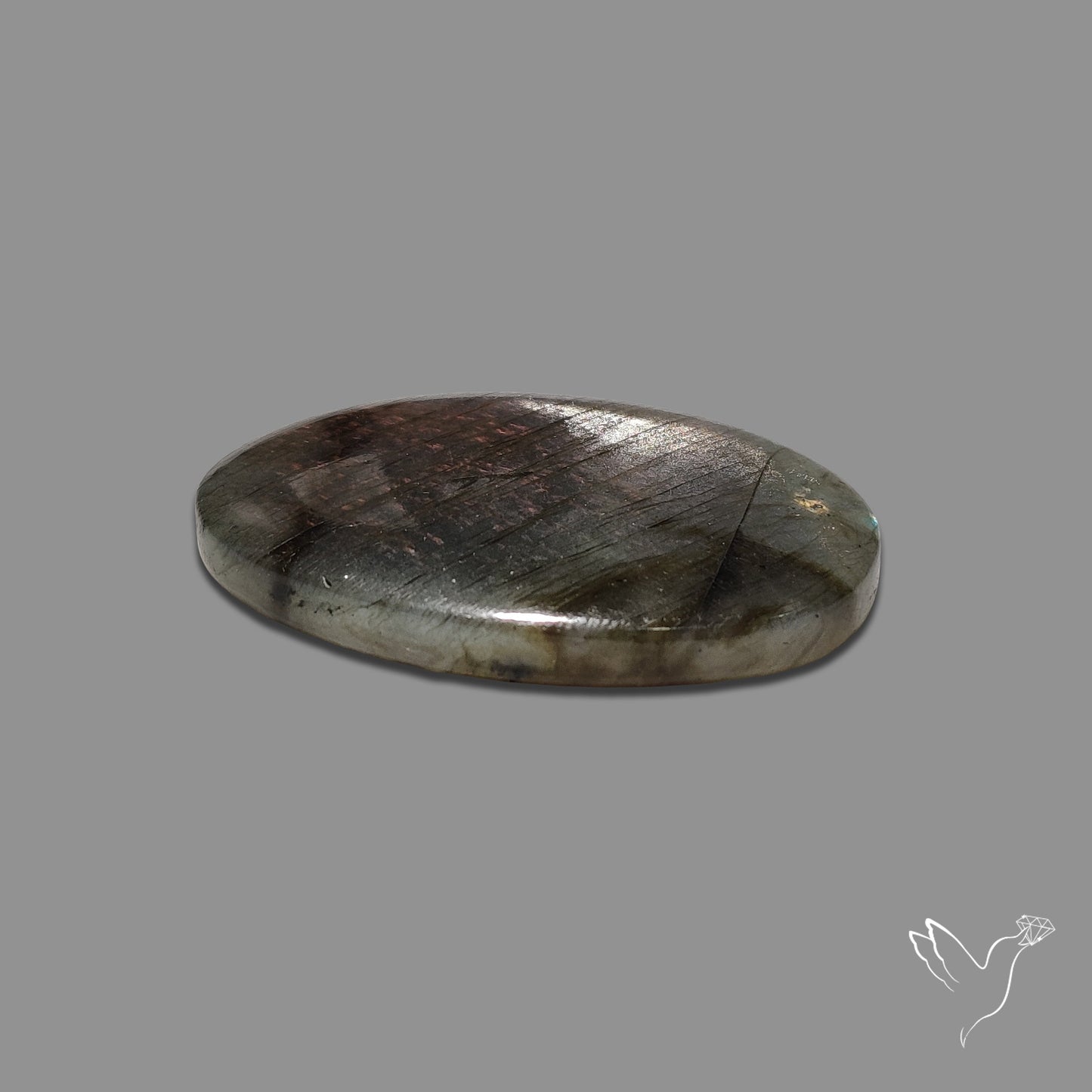 Finland Spectrolite Rainbow Purple Sheen Cabochon