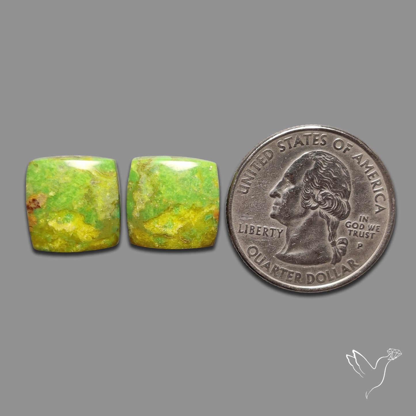 Gaspeite Pair