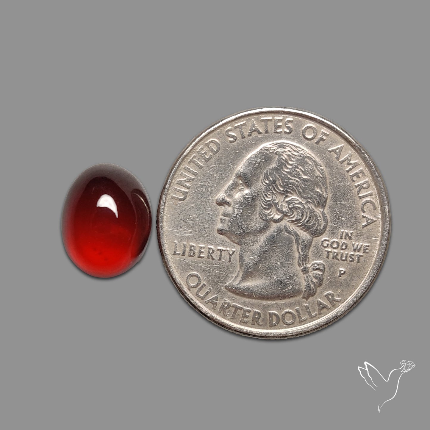 Gem Hessonite Garnet Cabochon
