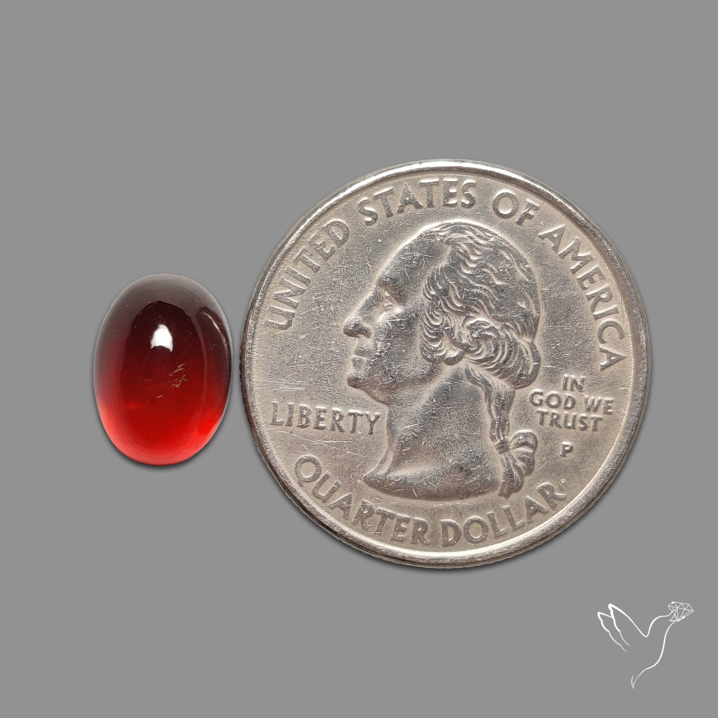 Gem Hessonite Garnet Cabochon