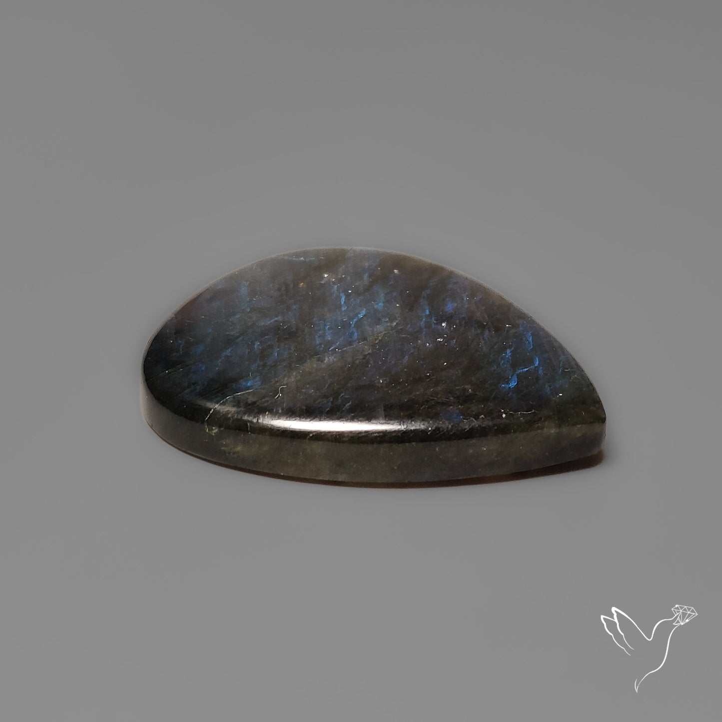 Deep Blue Labradorite Cabochon
