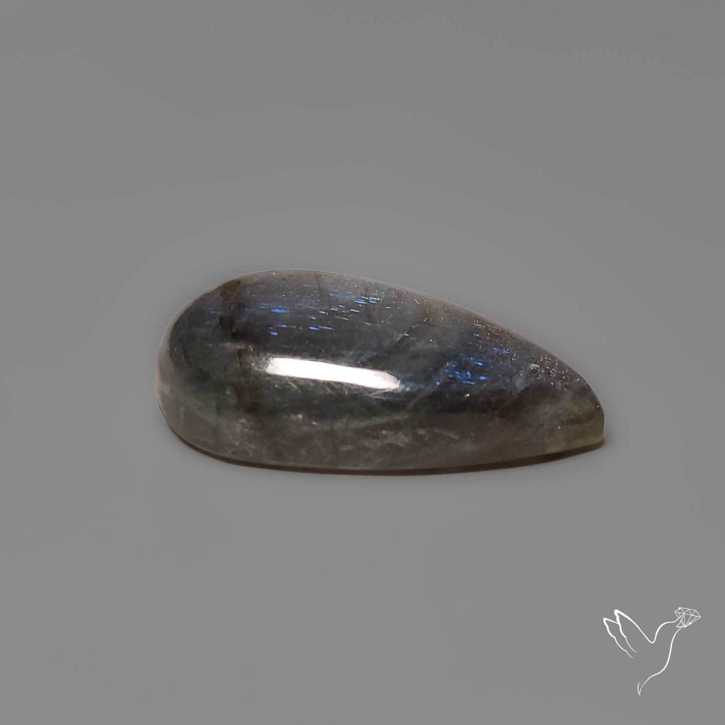 Deep Blue Labradorite Cabochon
