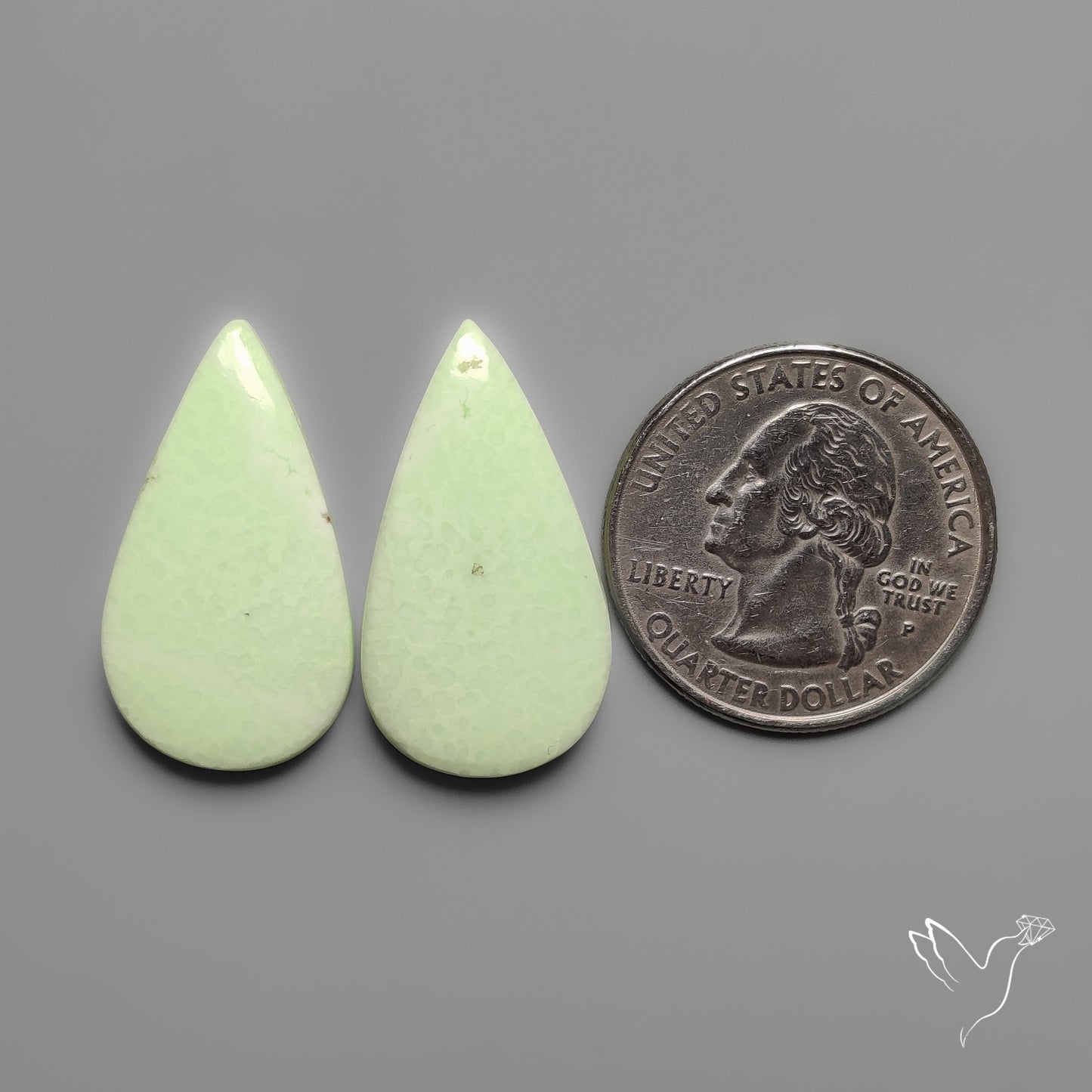 Lemon Chrysoprase Pair