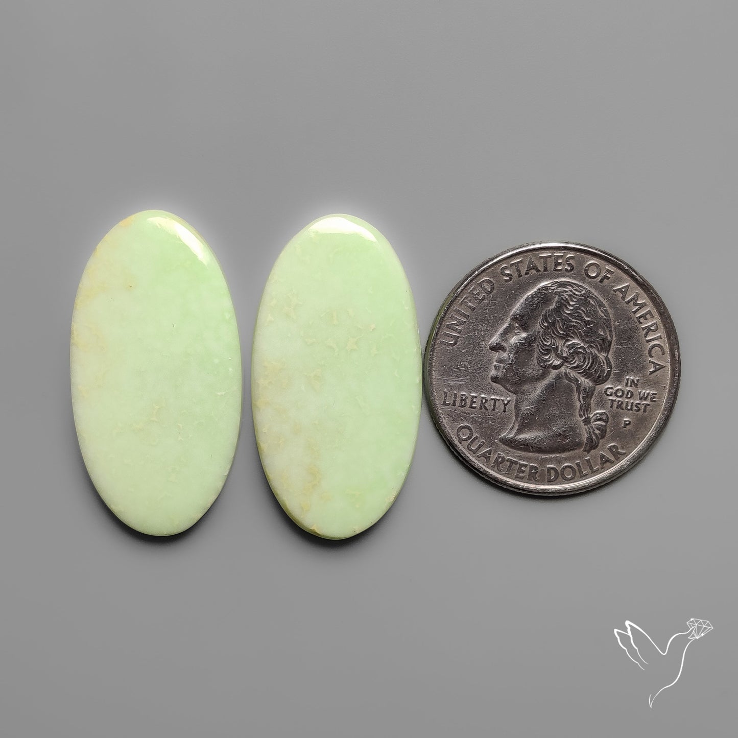 Lemon Chrysoprase Pair