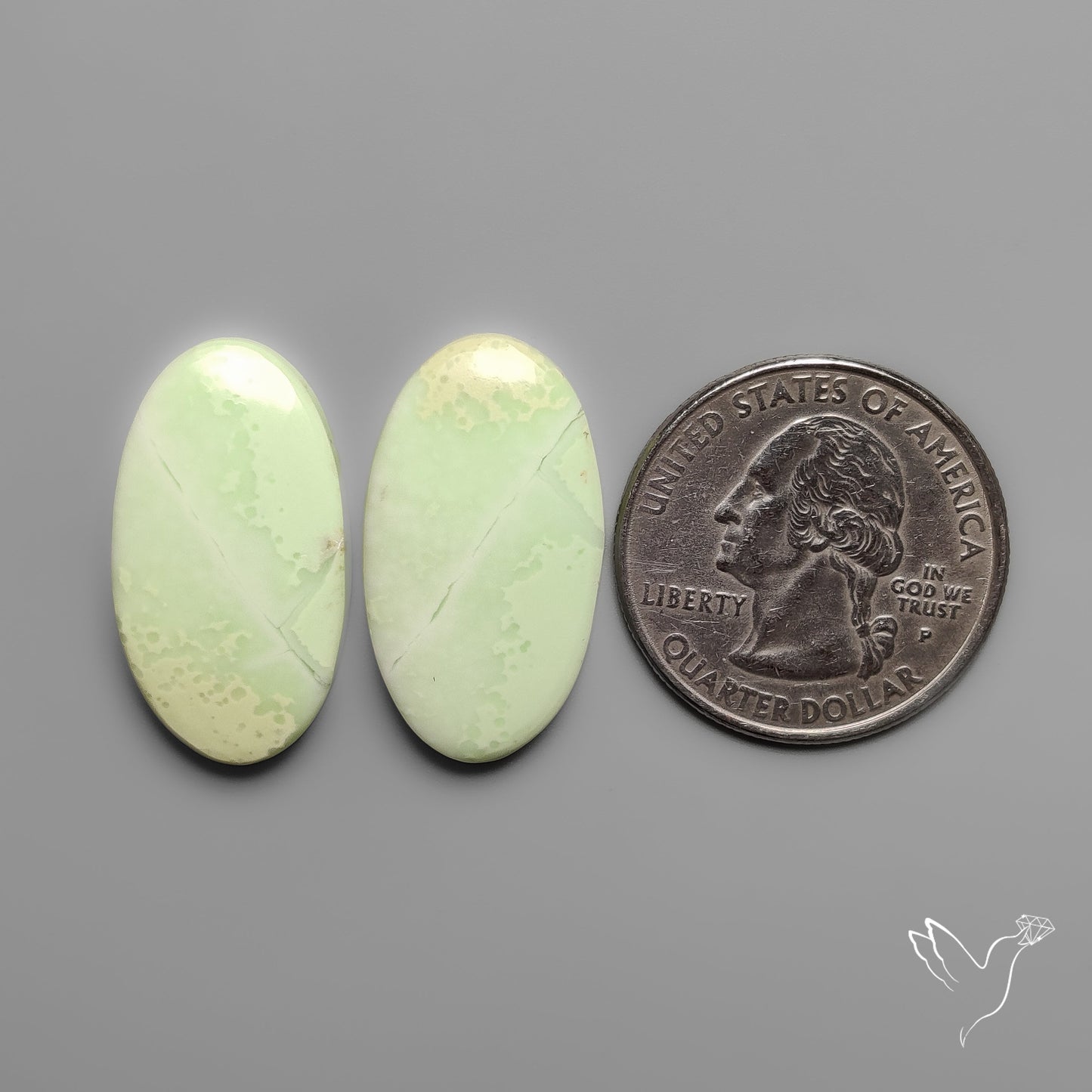 Lemon Chrysoprase Pair