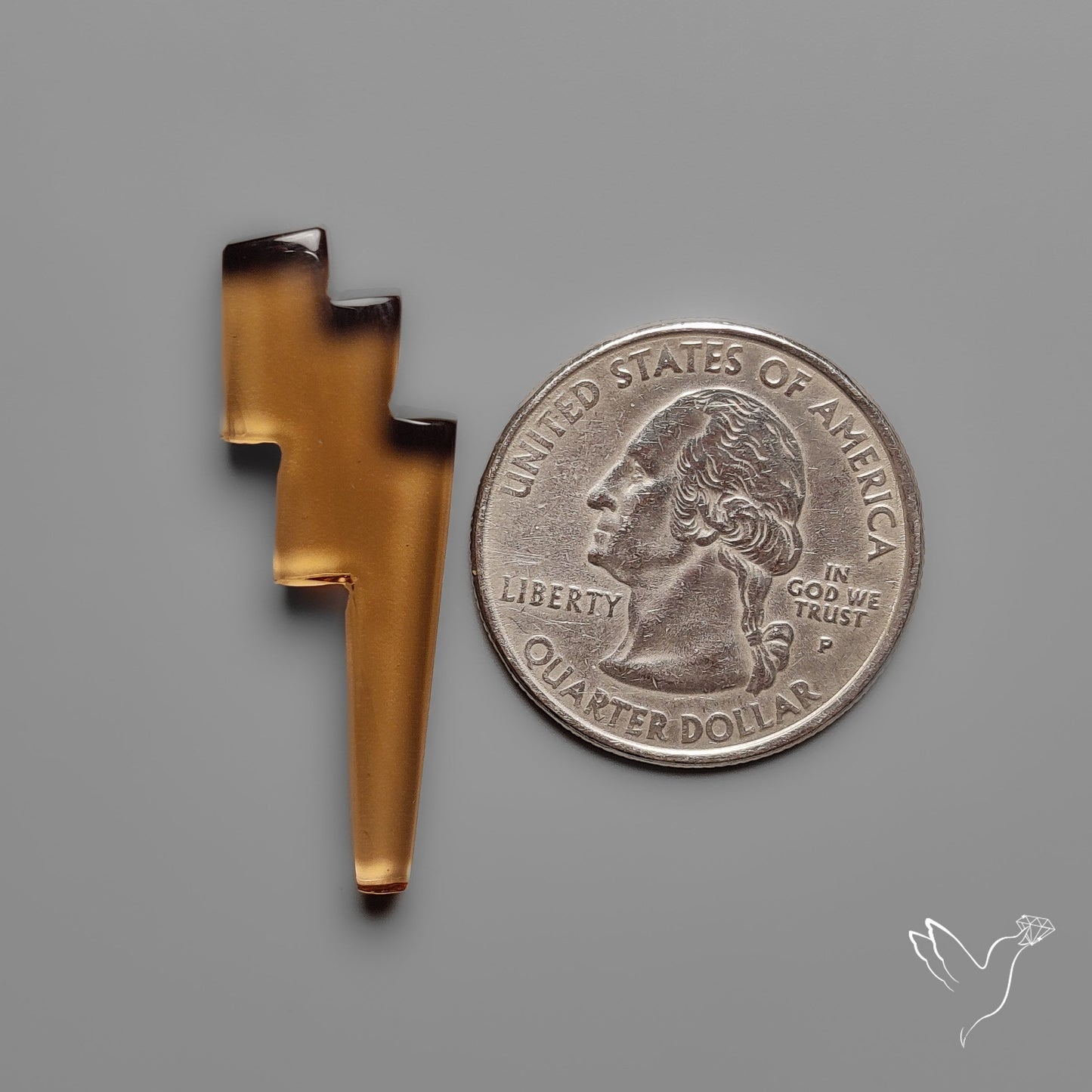 Color Shifting Diaspora Lightening Bolt Carving