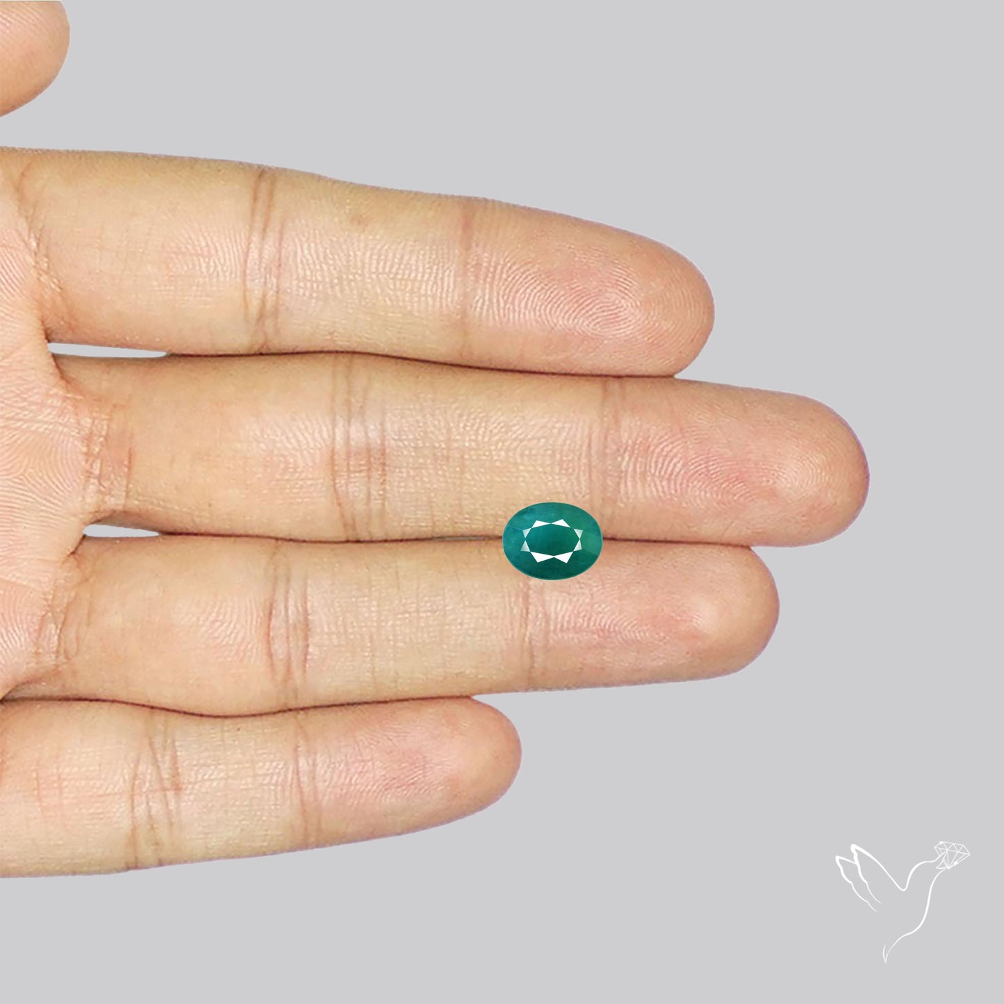 Faceted Grandidierite Rare Gemstone