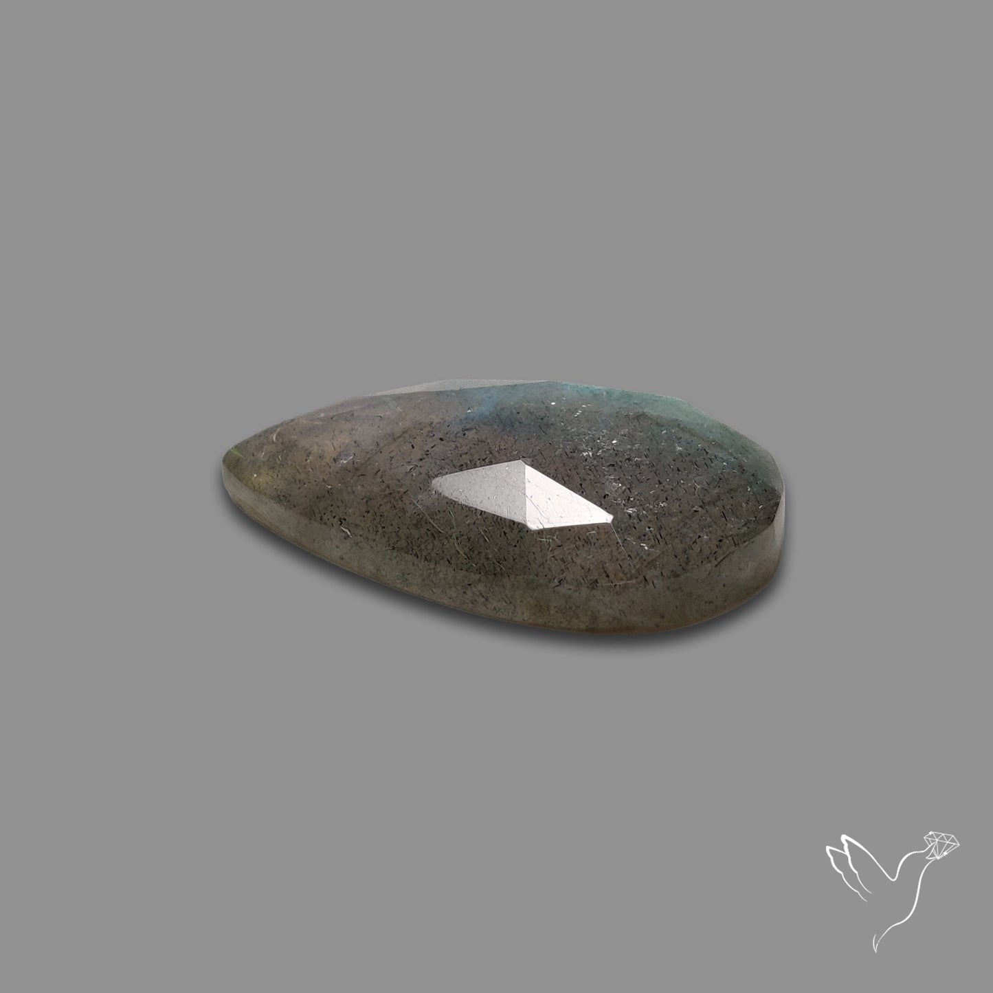 Rose Cut Blue Labradorite
