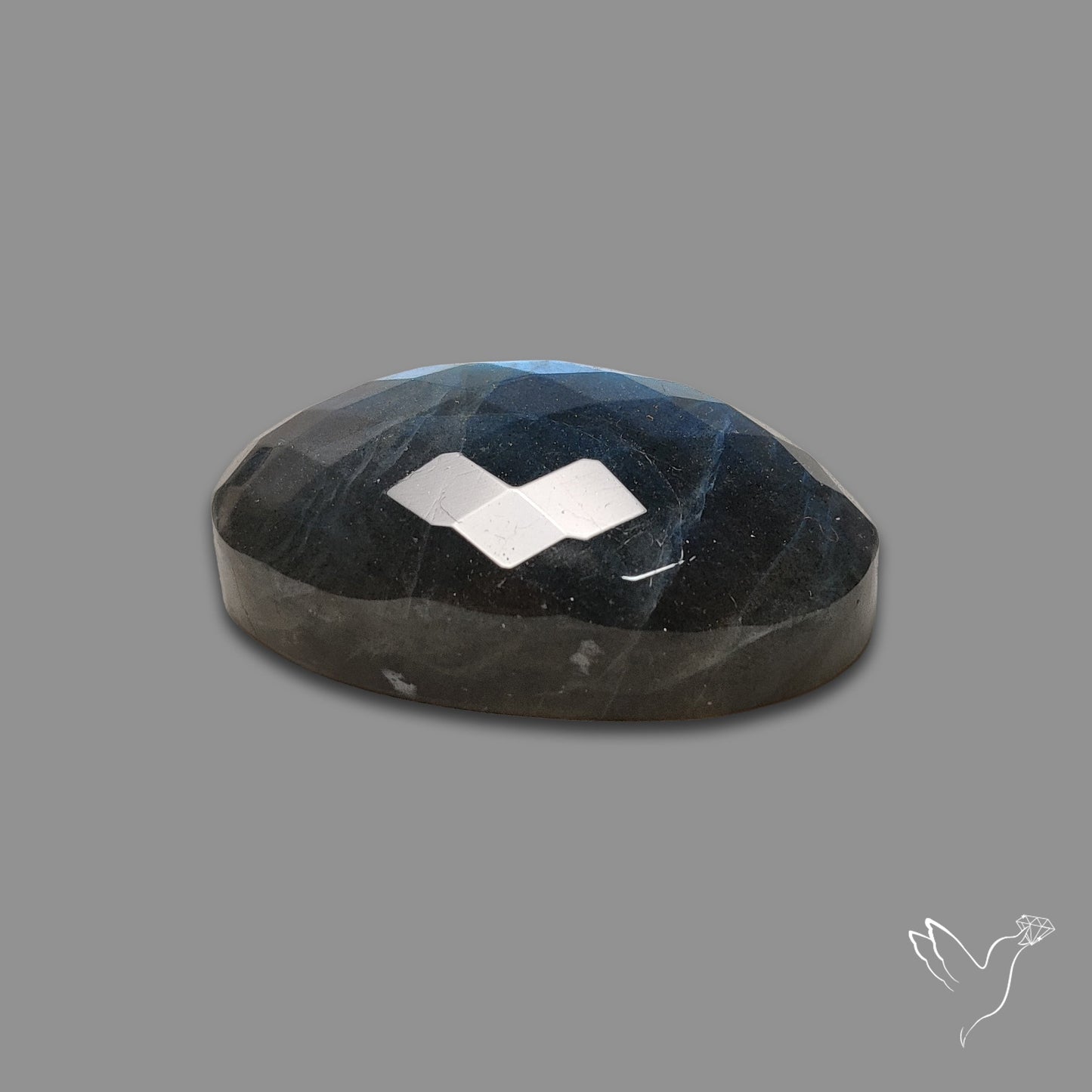 Checkerboard Cut Blue Labradorite