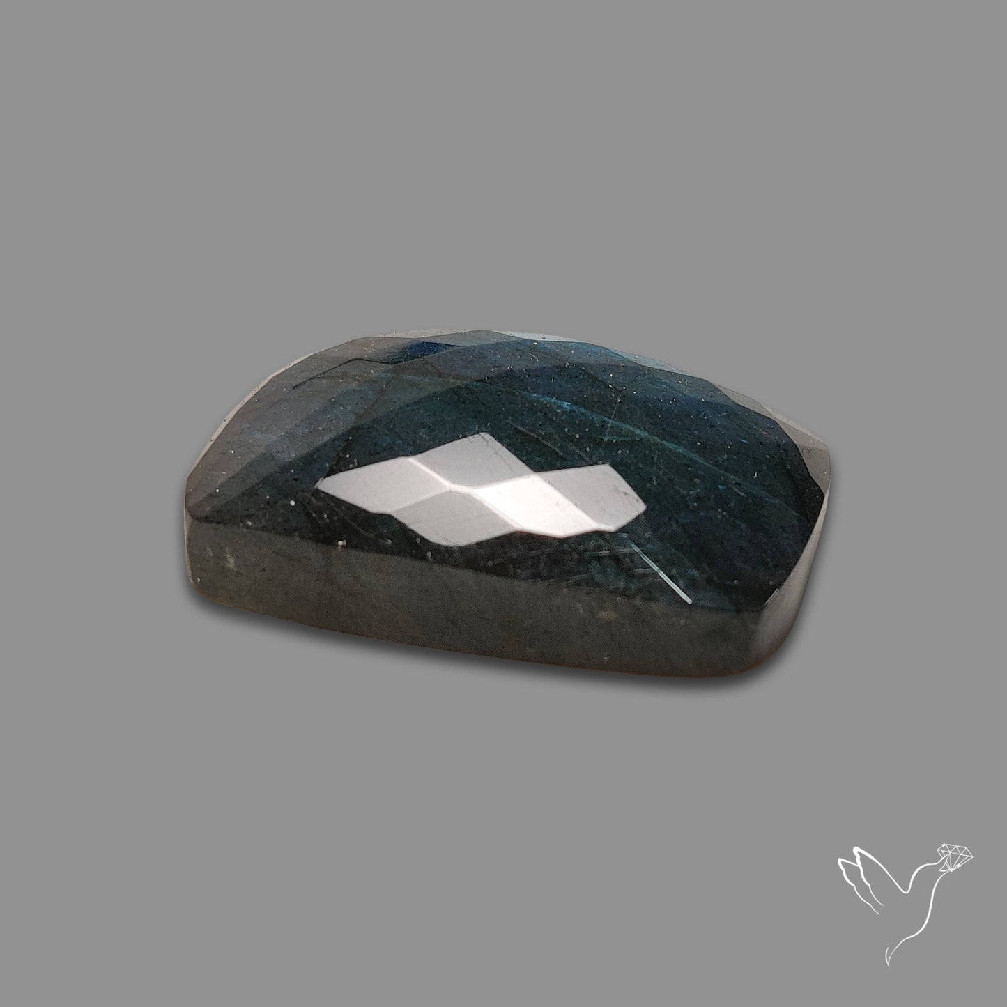 Checkerboard Cut Blue Labradorite