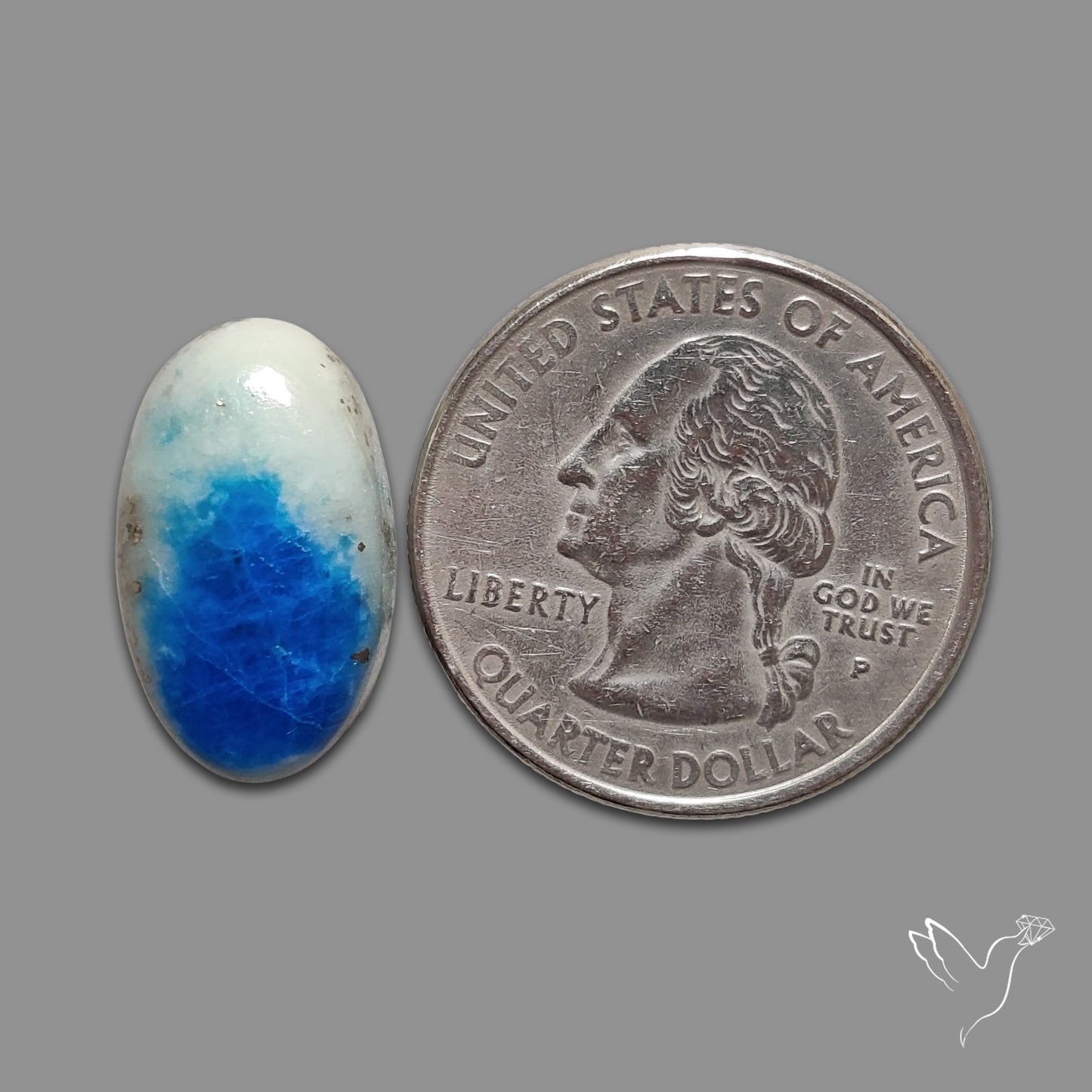 Rare Afghanite Cabochon (Fluorescent)