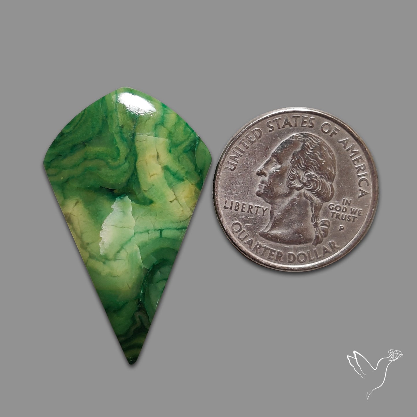 Imperial Green Jadeite Cabochon