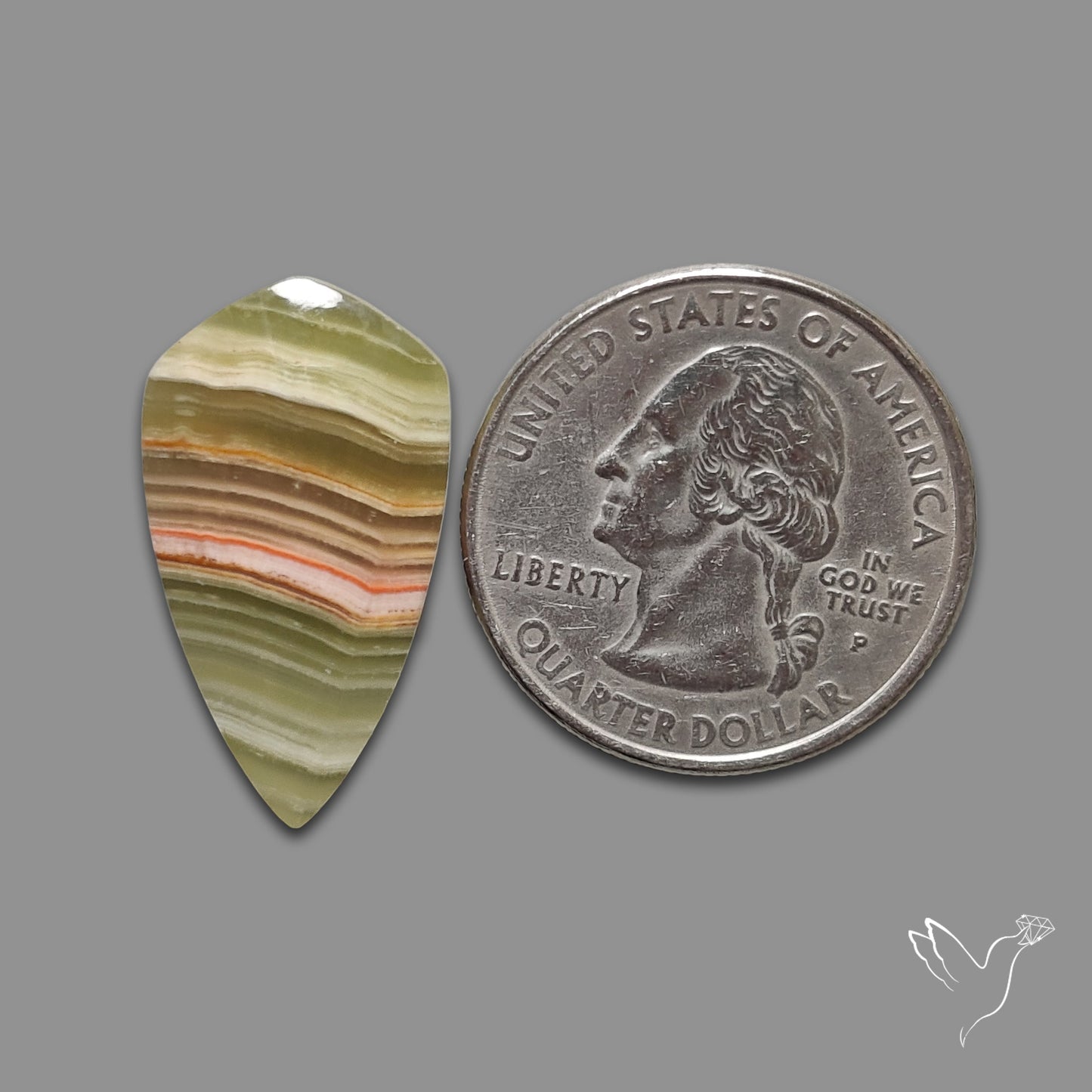 Greenlace Calcite Cabochon