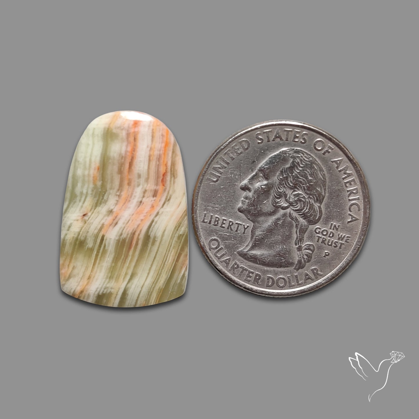 Greenlace Calcite Cabochon