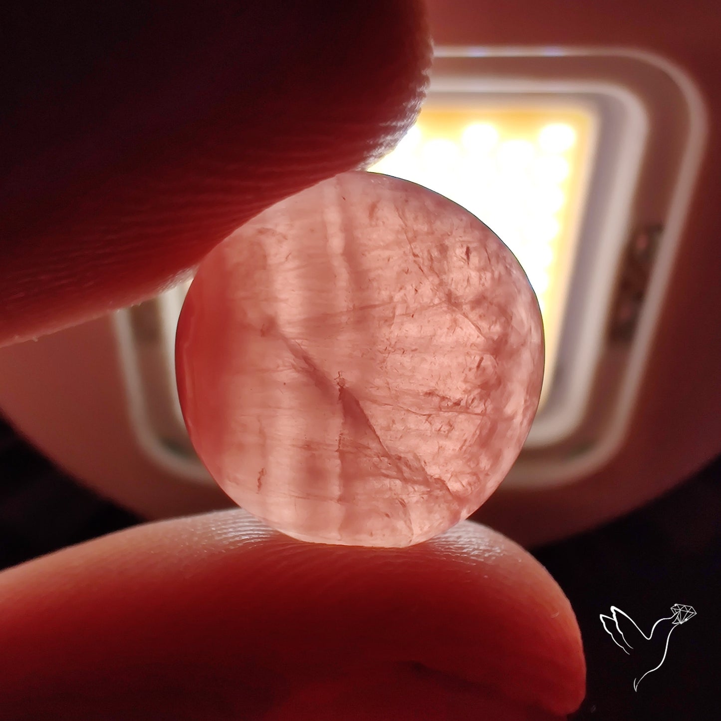 Gemmy Rhodochrosite Cabochon