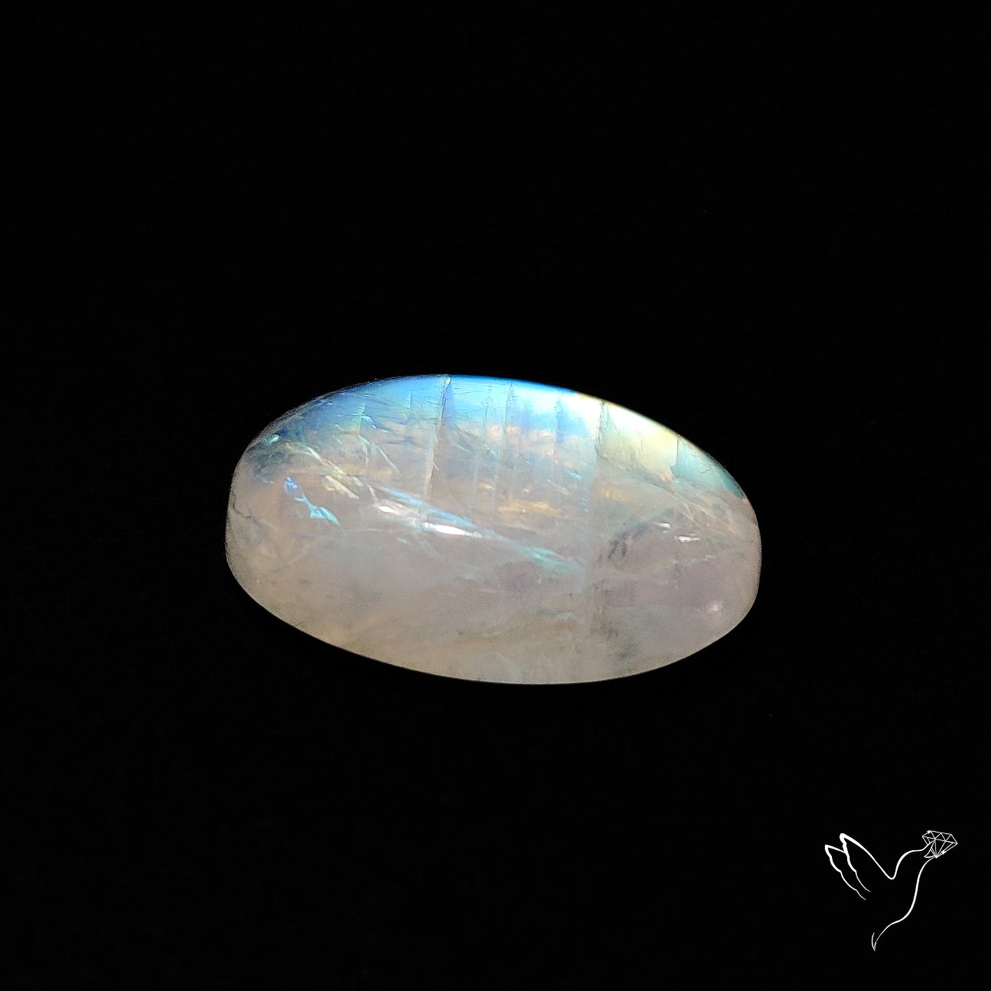 Rainbow Moonstone Cabochon High Grade