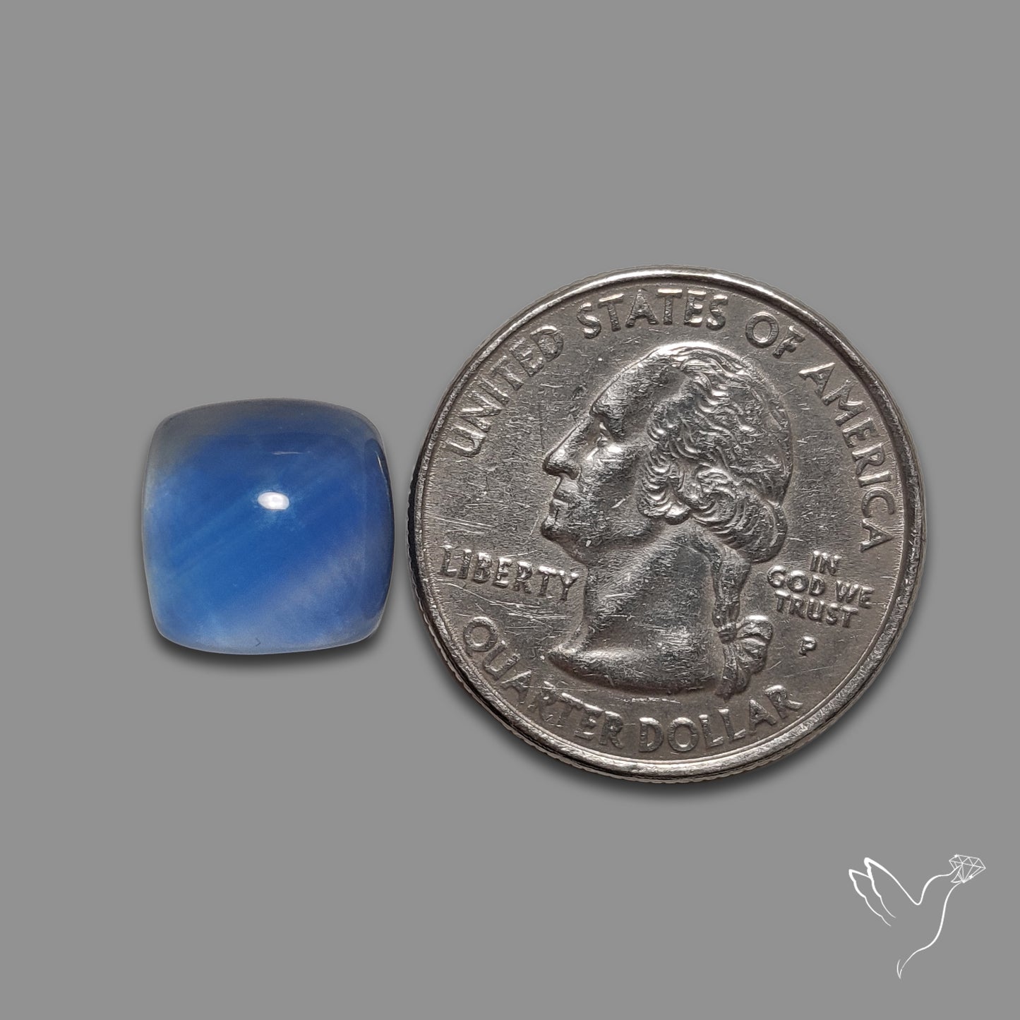 Belgian Teal Fluorite Cabochon
