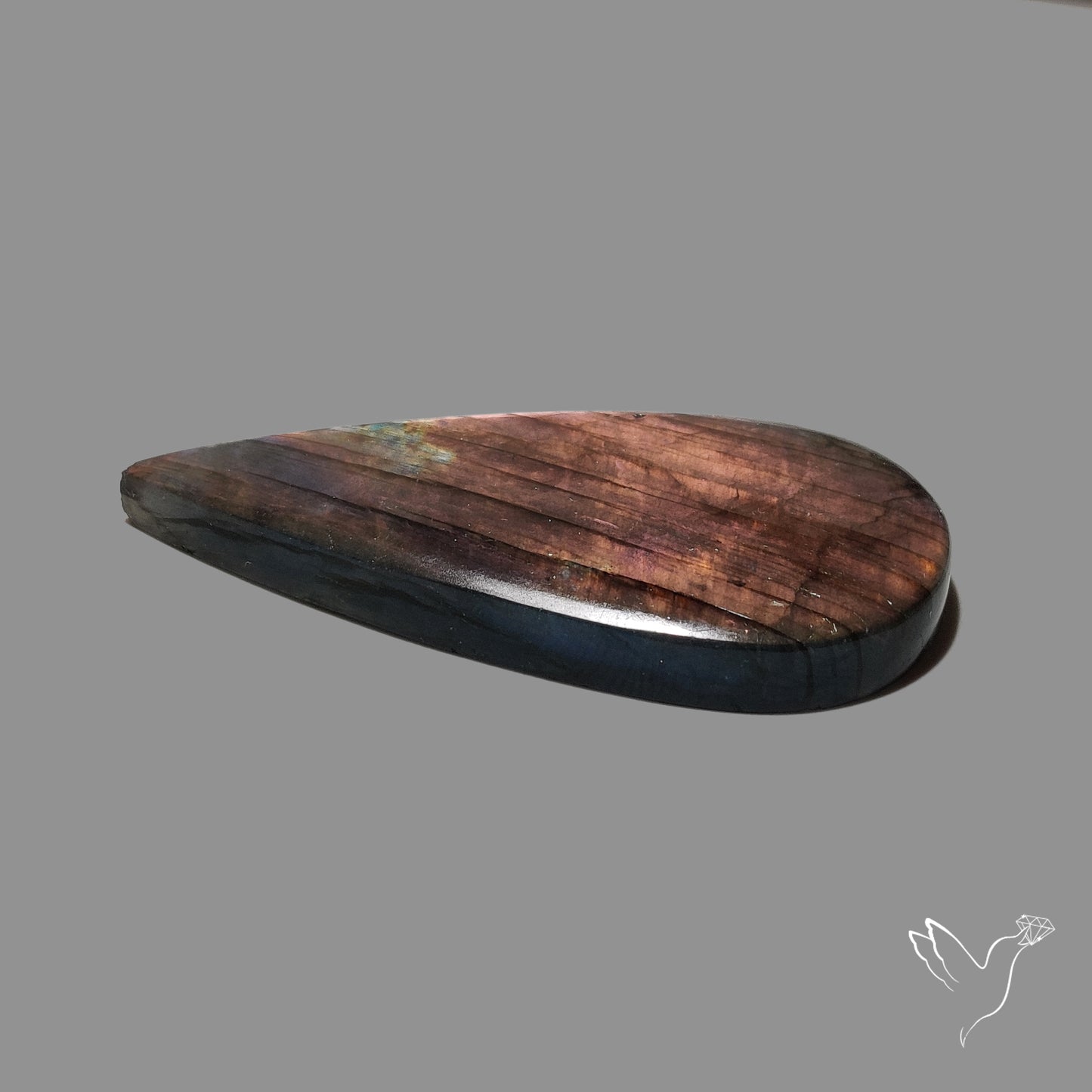 Purple Spectrolite Cabochon