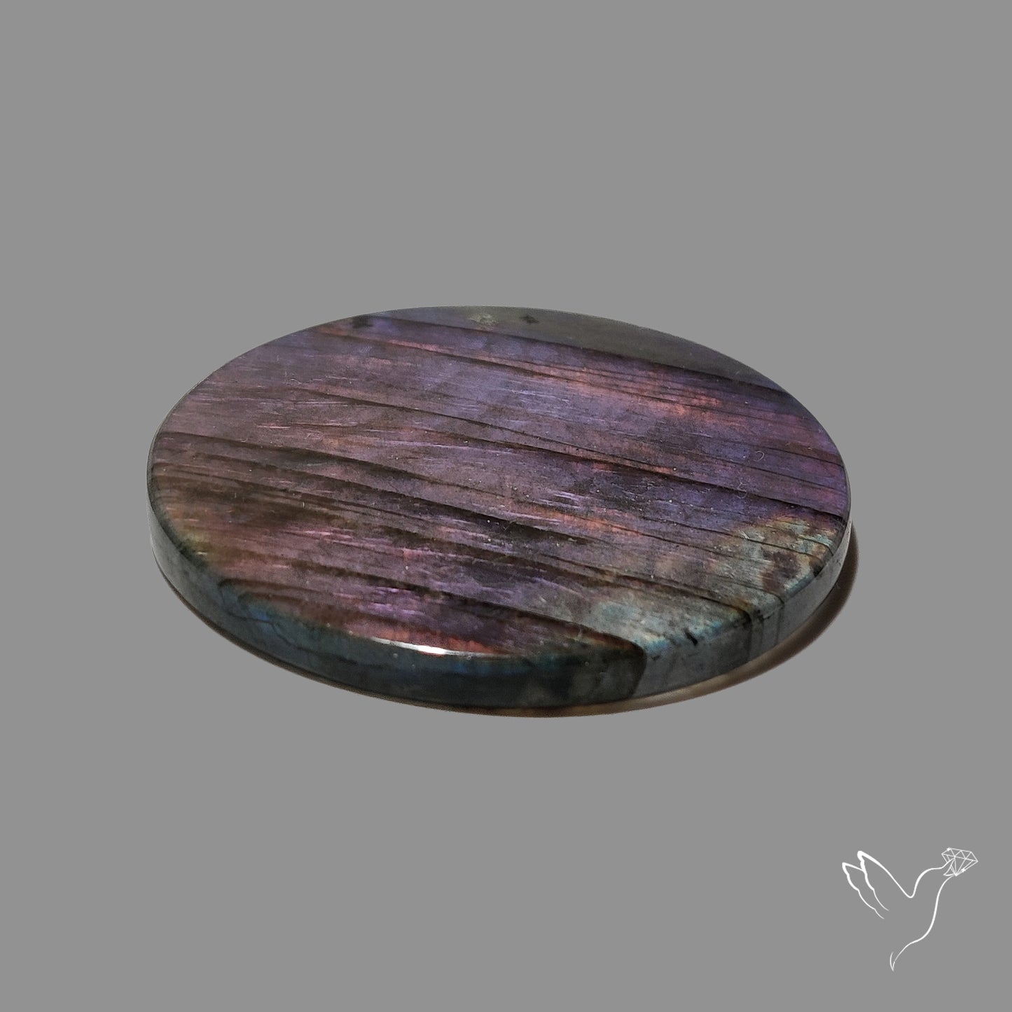 Purple Spectrolite Cabochon