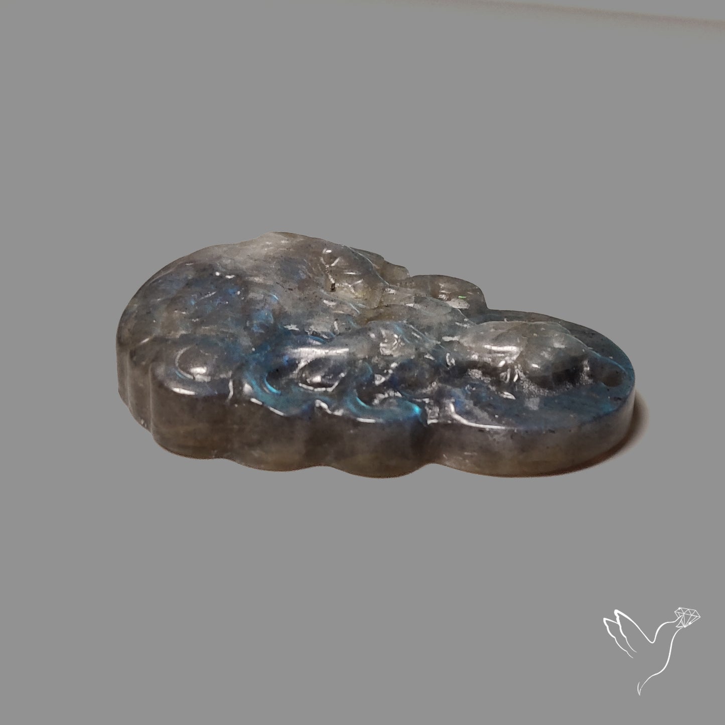 Blue Labradorites Goddess Carving Precision Handcarved