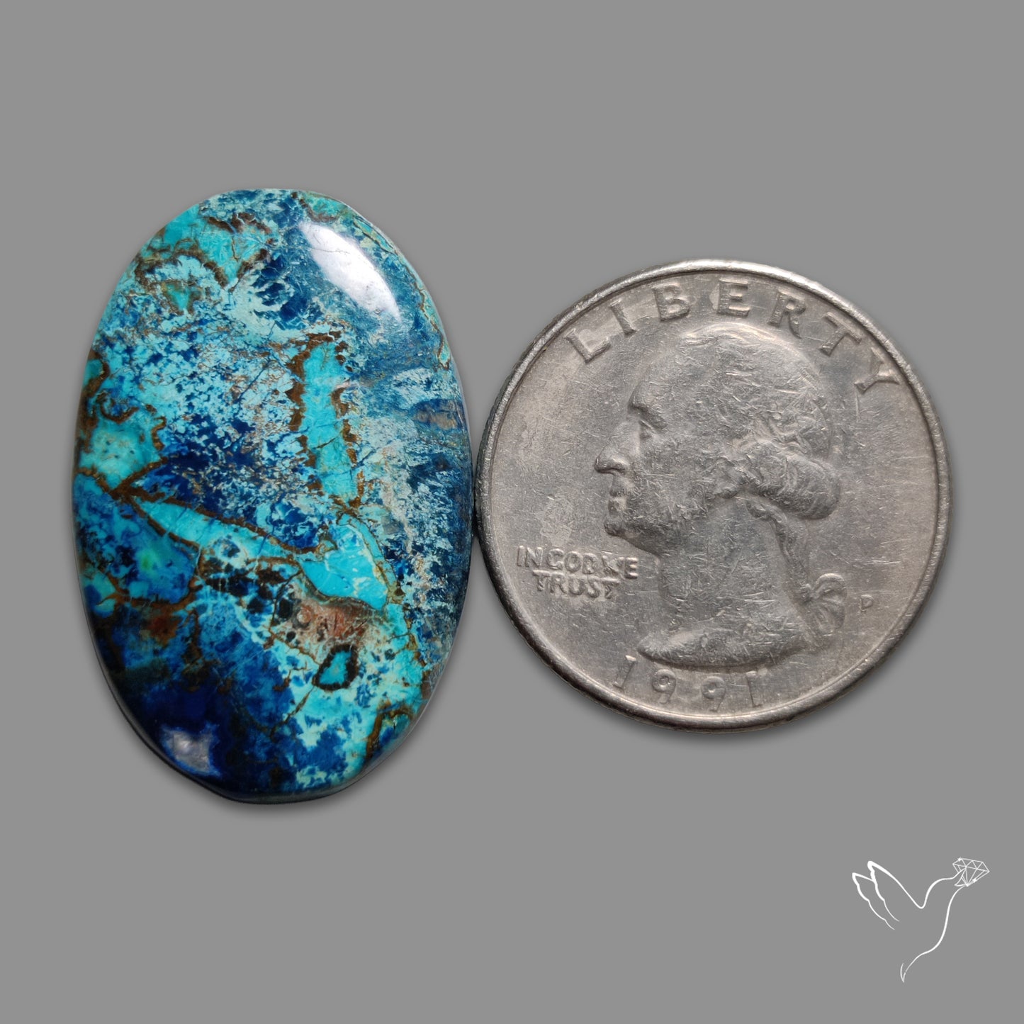 Shattuckite Cabochon