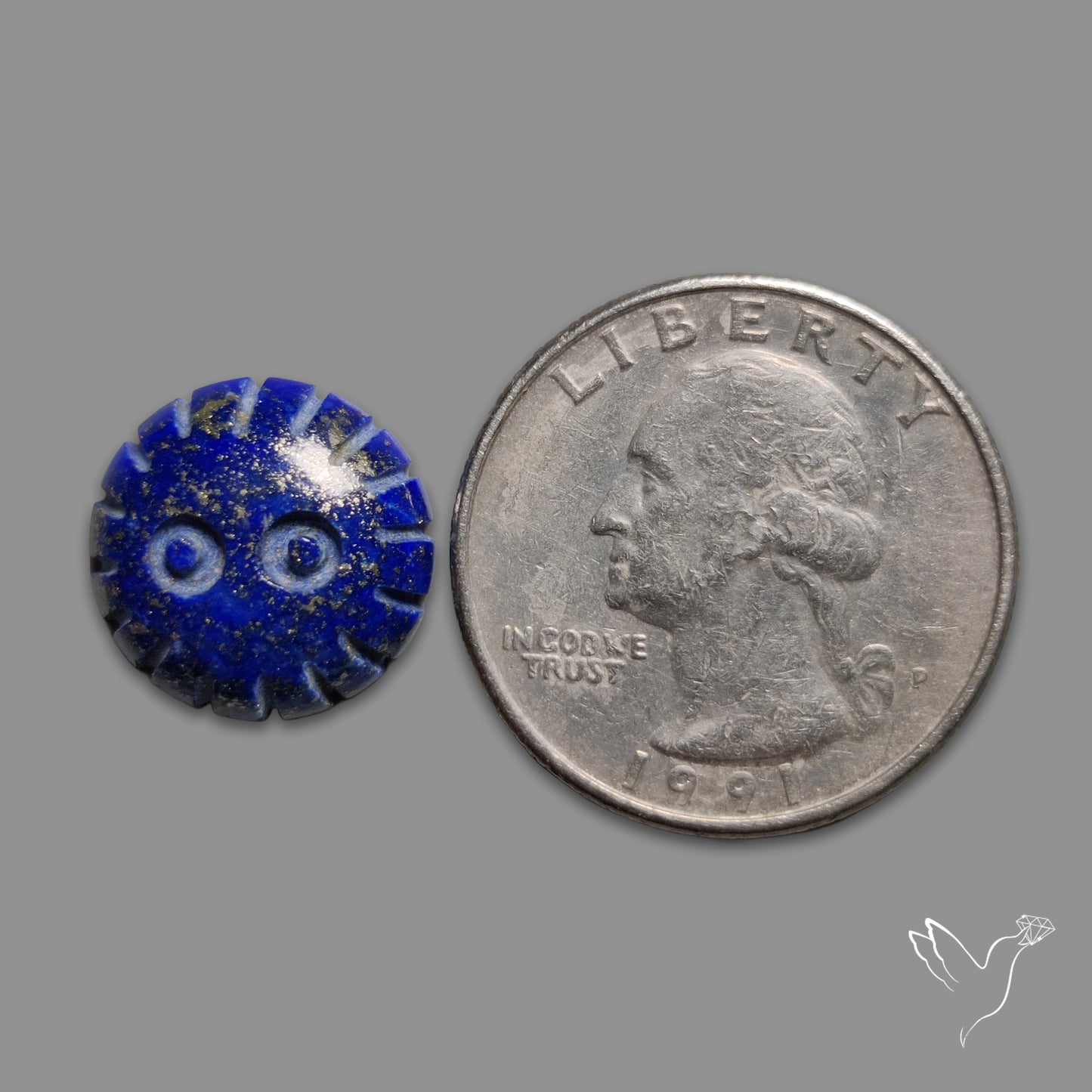 Lapis Lazuli Handcarved Soot Sprite