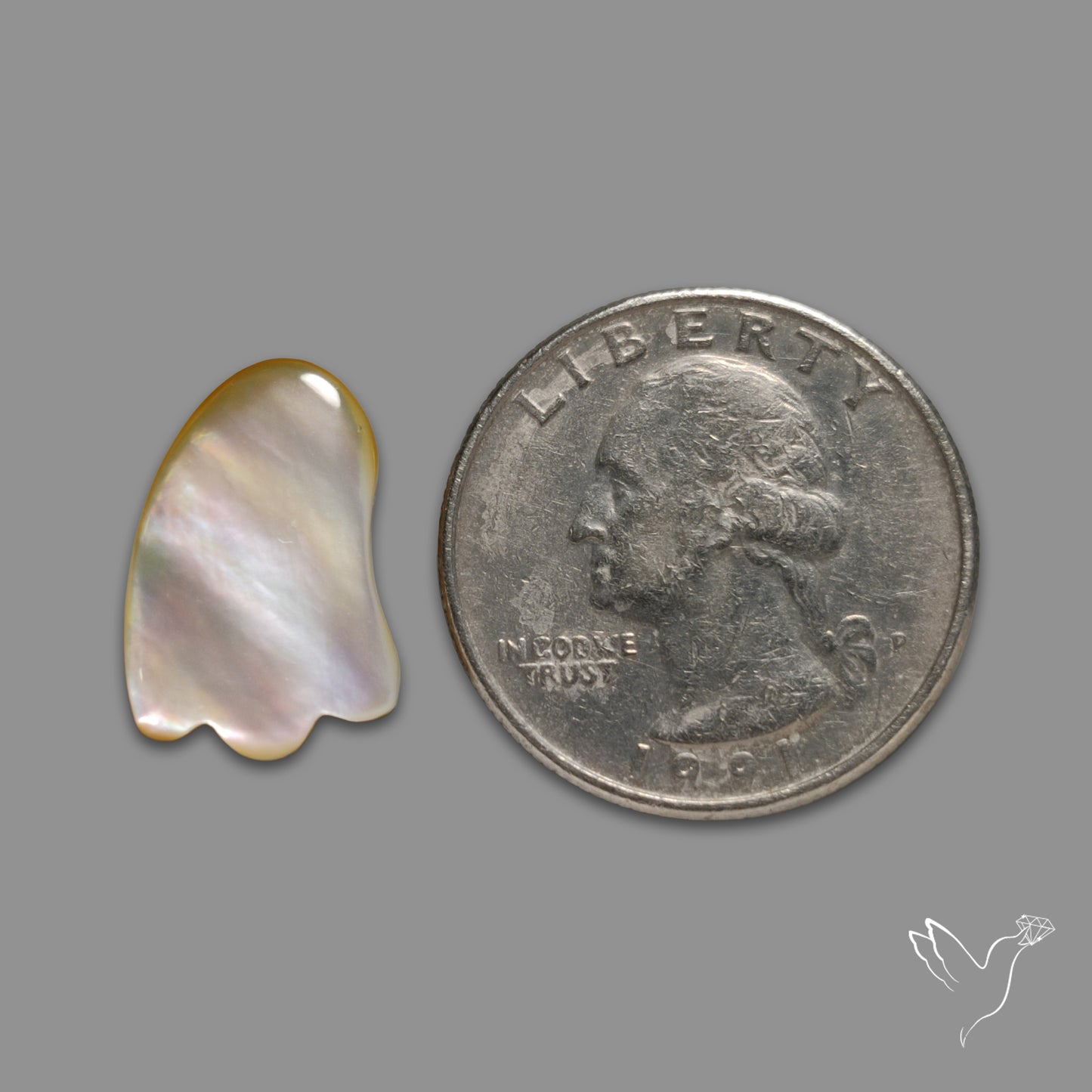 Mother Of Pearl Ghost Carving