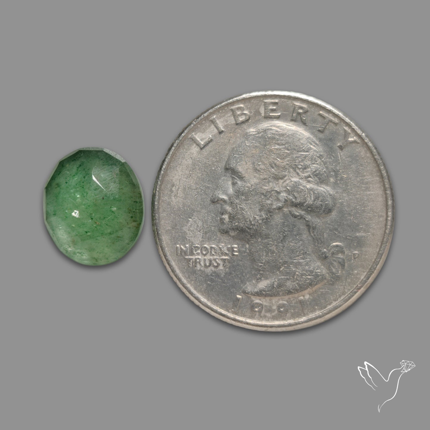 Rose Cut Green Tanzurine