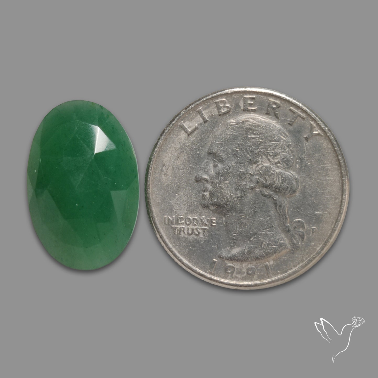 Rose Cut Green Aventurine