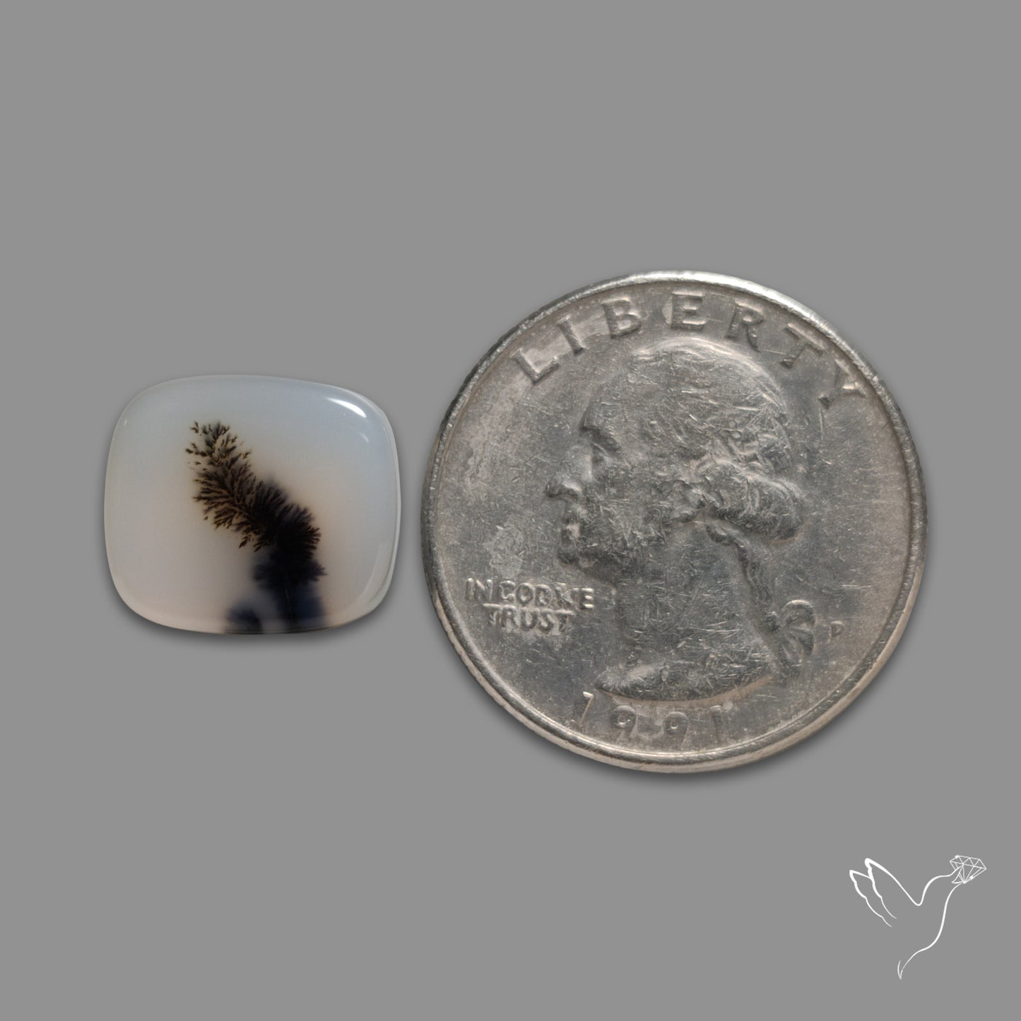 Scenic Agate Cabochon
