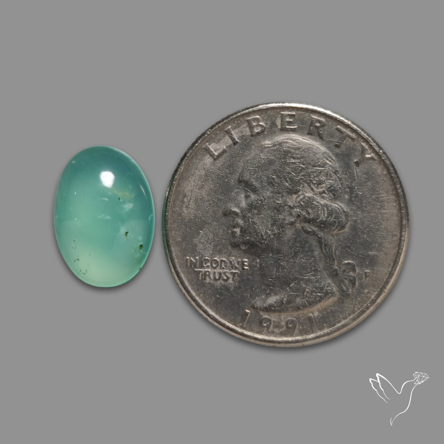 Peruvian Blue Opal Cabochon