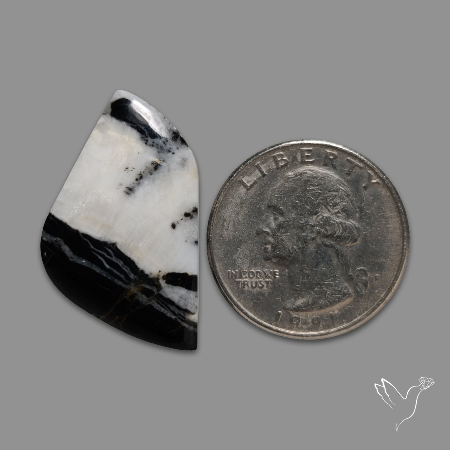 White Buffalo Turquoise Cabochon