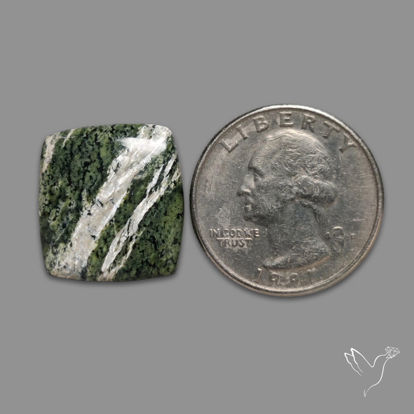 Swiss Green Opal Cabochon