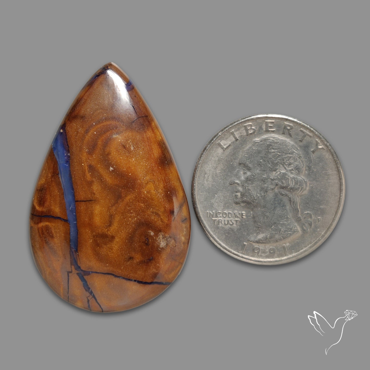 Koroit Boulder Opal Cabochon Australia