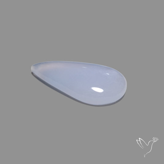 Namibian Blue Chalcedony Cabochon