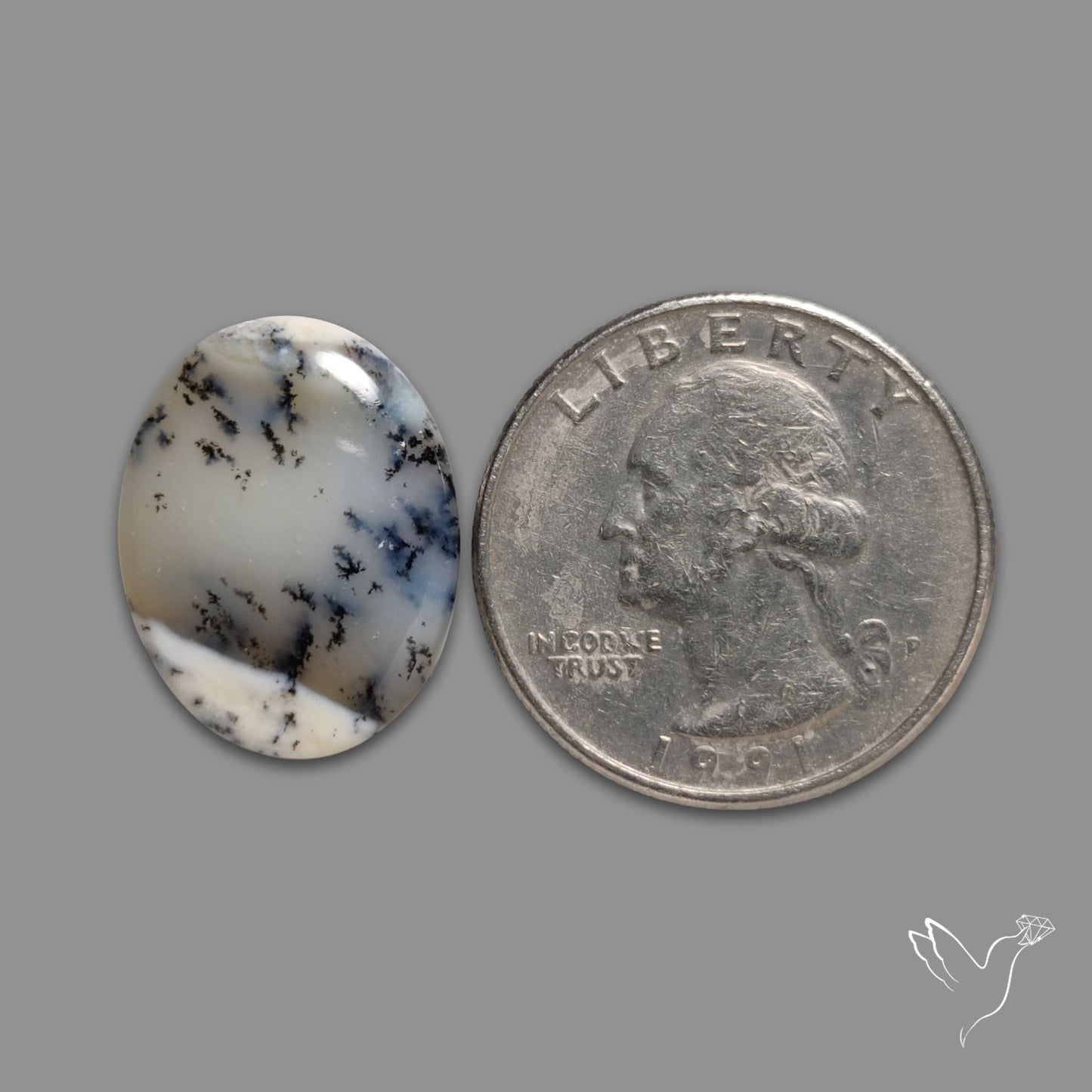 Dendritic Agate Cabochon