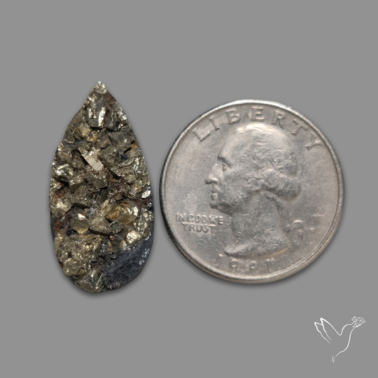 Cubic Pyrite In Basalt Druzy