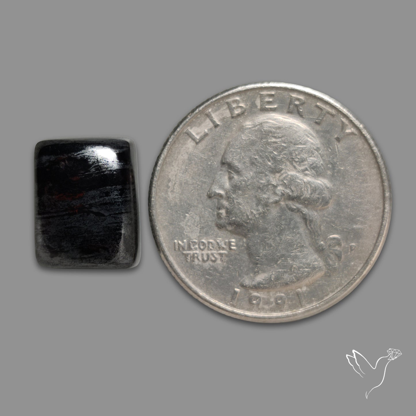 Black Sugilite Cabochon